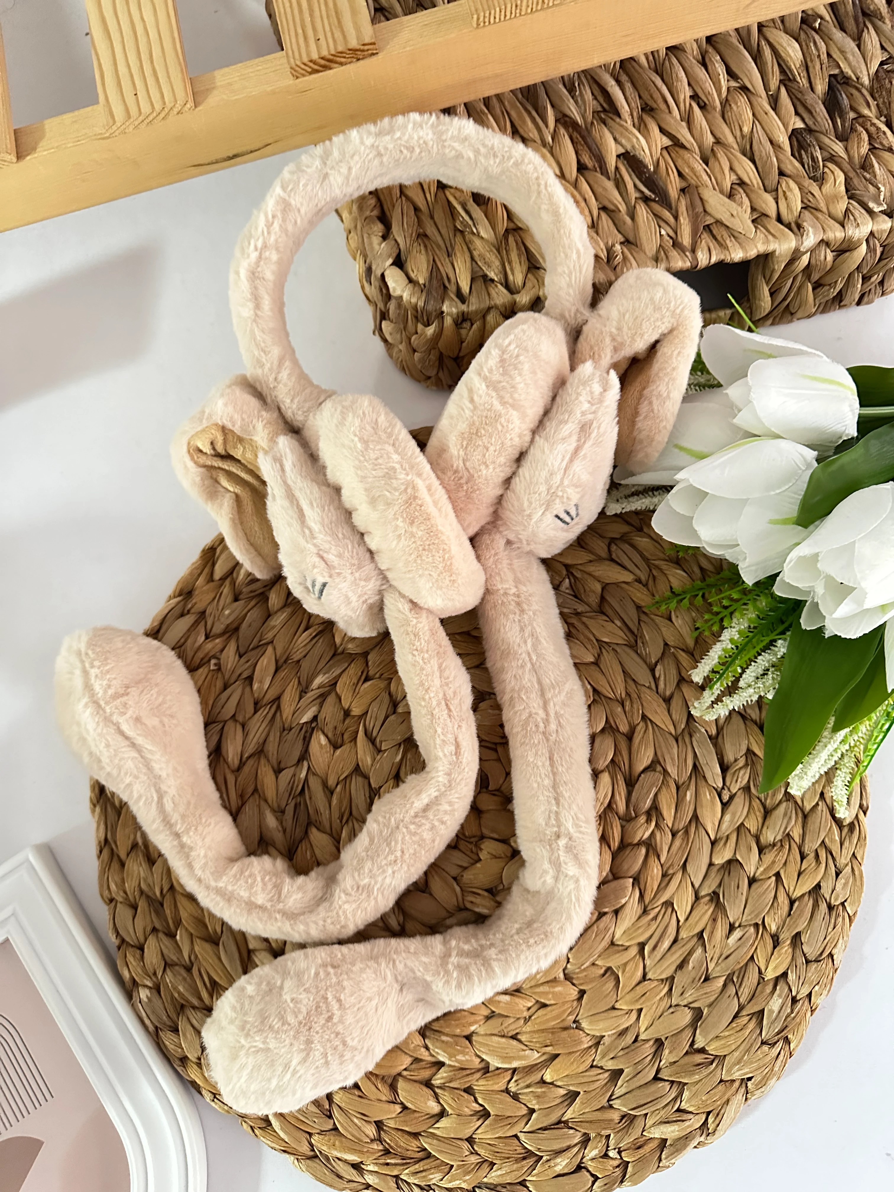 Kız Çocuk Vizon Kedi Figürlü Kulaklık