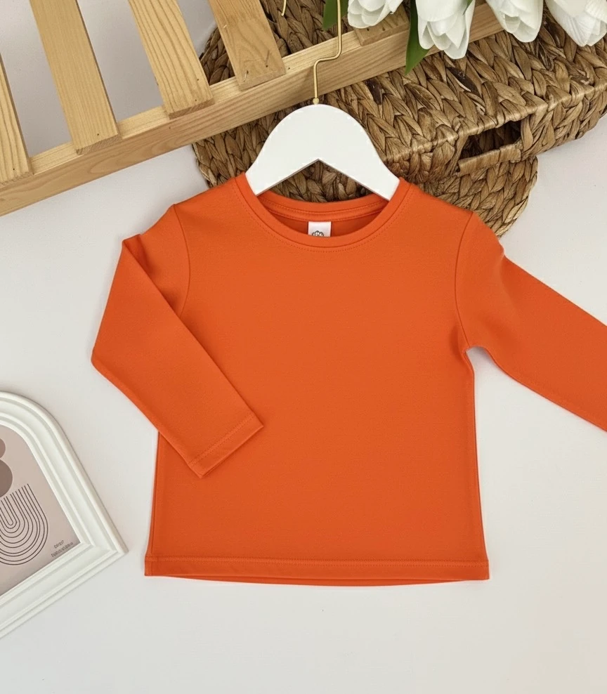 Turuncu Uzun Kollu Penye Badi