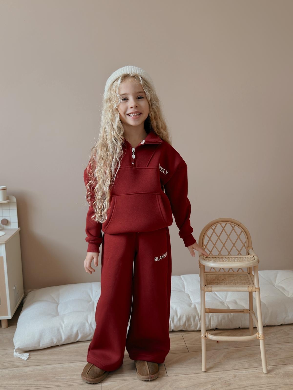 Kız Çocuk Bordo Blakely 2'li Takım
