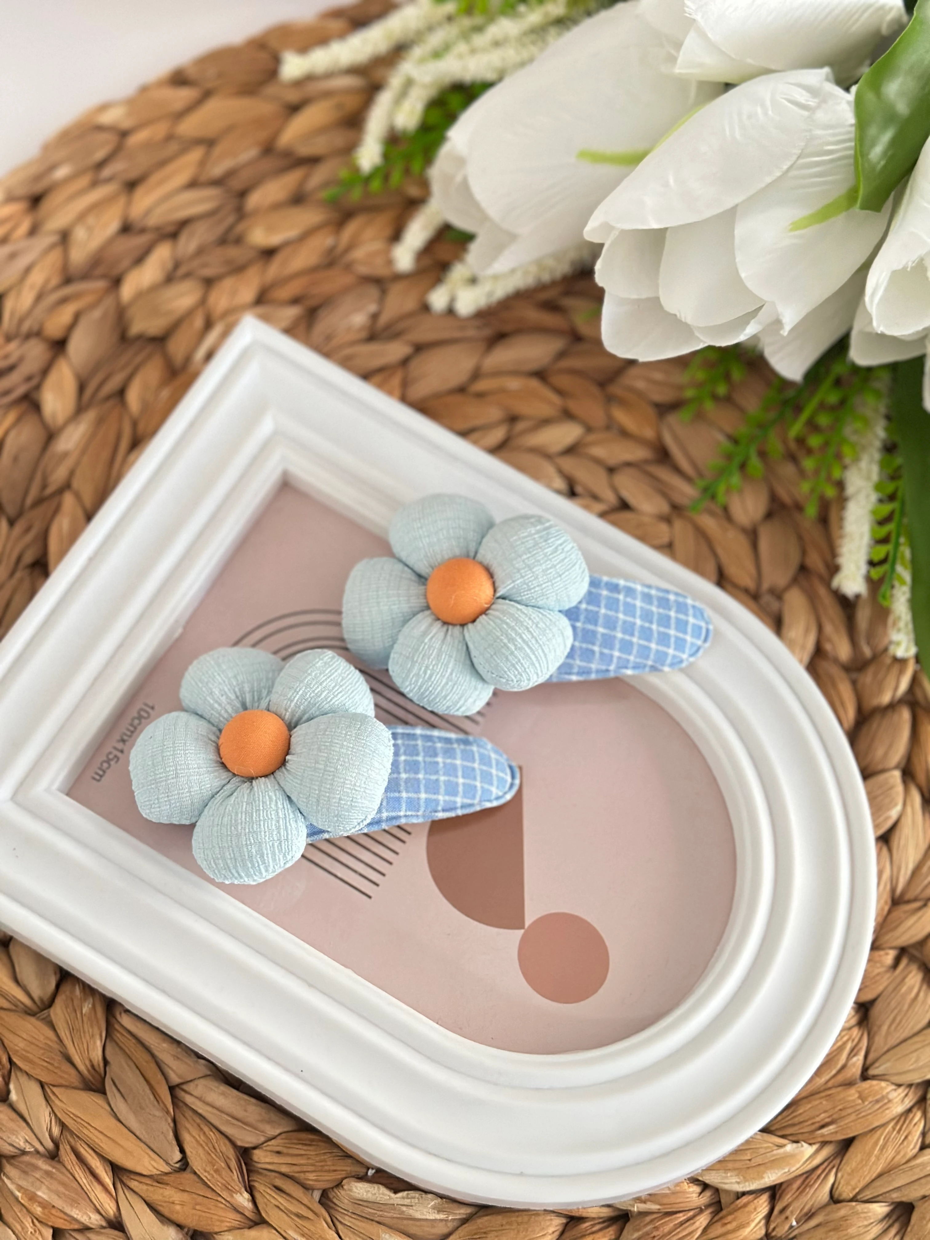 Mavi Pofuduk Papatya 2'li Toka