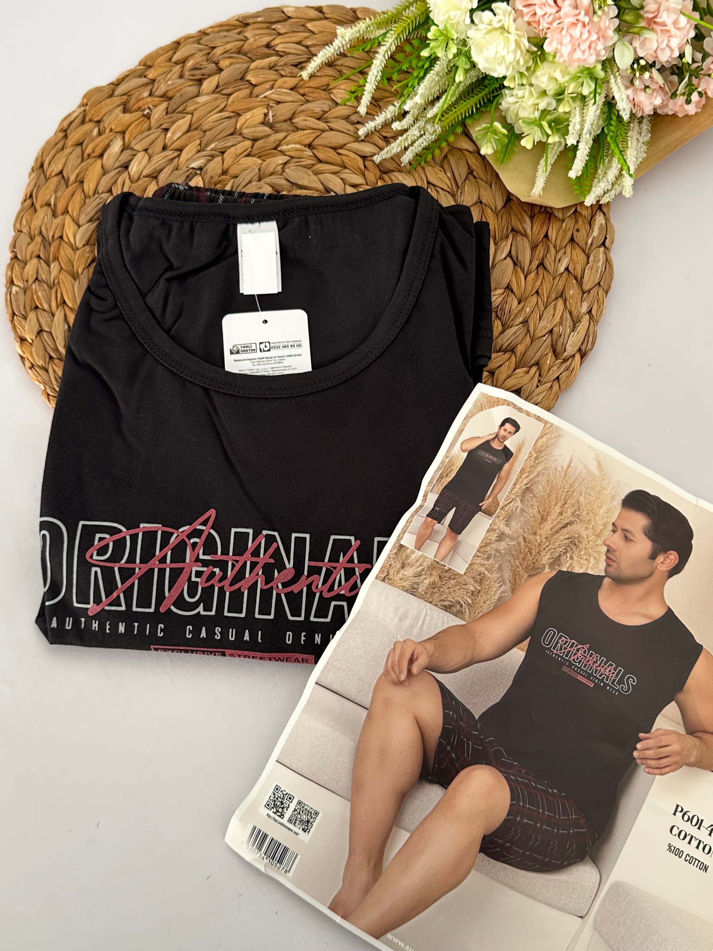 Siyah Originals Erkek Pijama Takımı