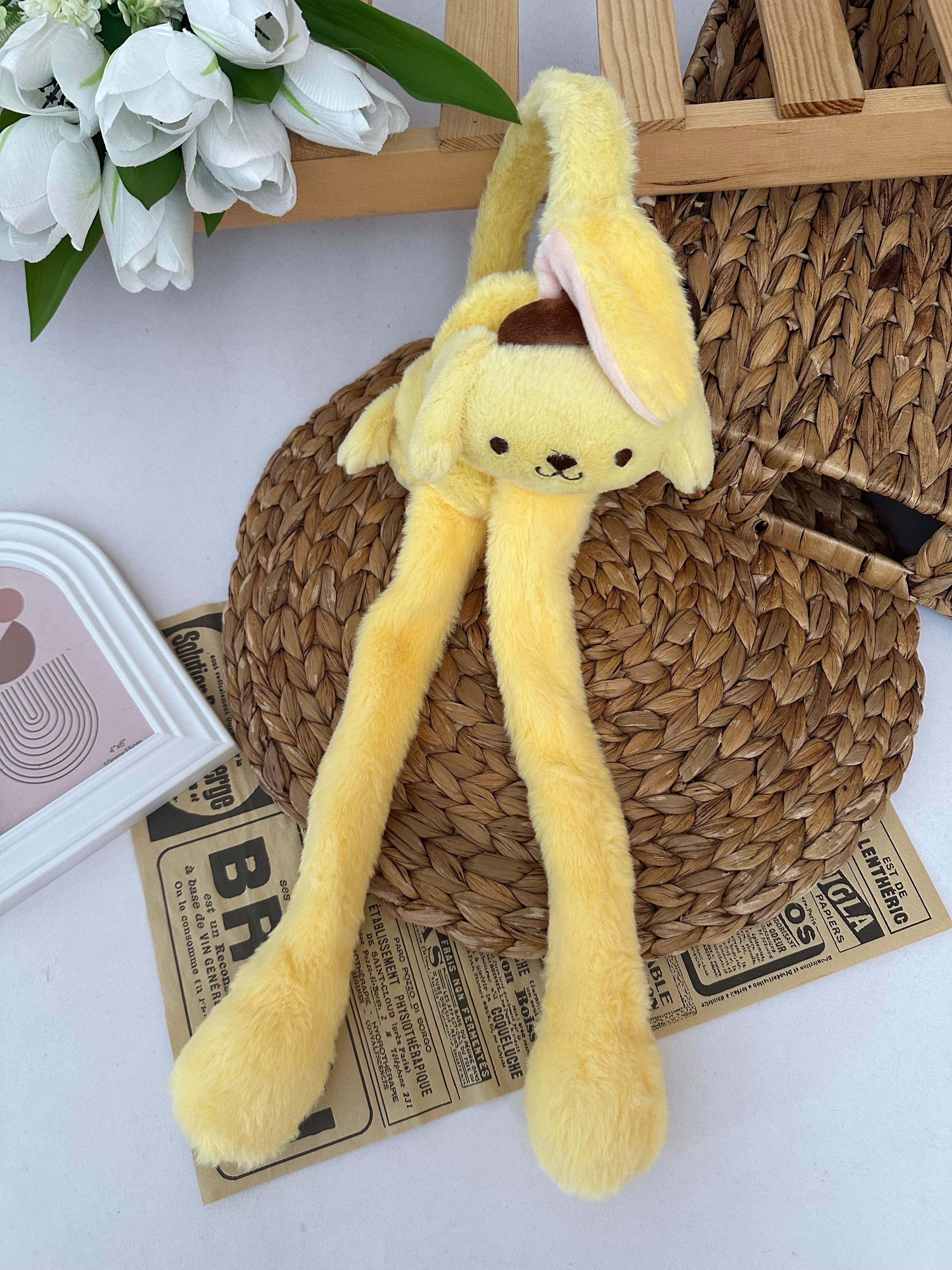 Kız Çocuk Sarı Sanrio Hareketli Peluş Kulaklık