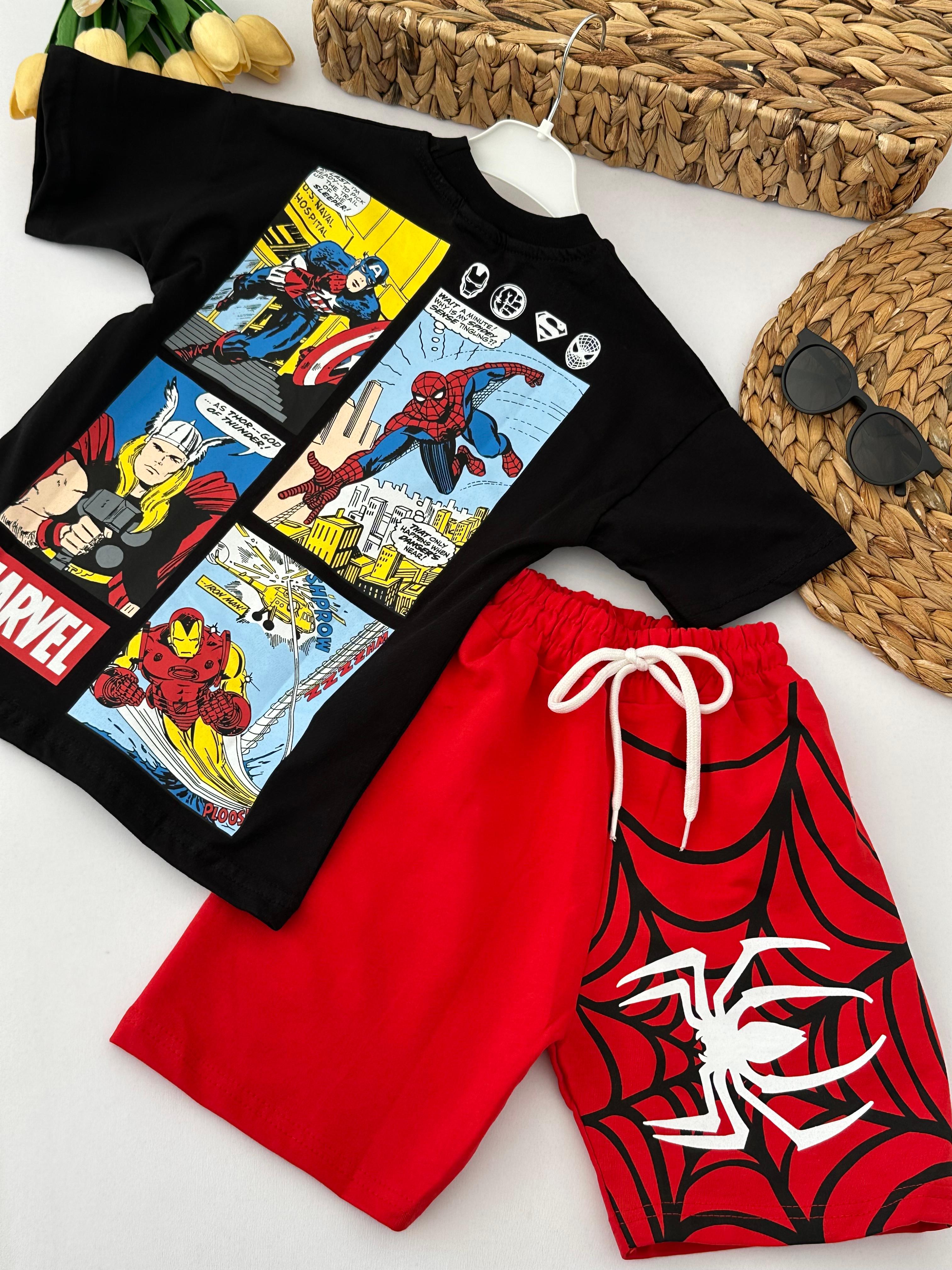 Erkek Çocuk Marvel Spiderman Takım 