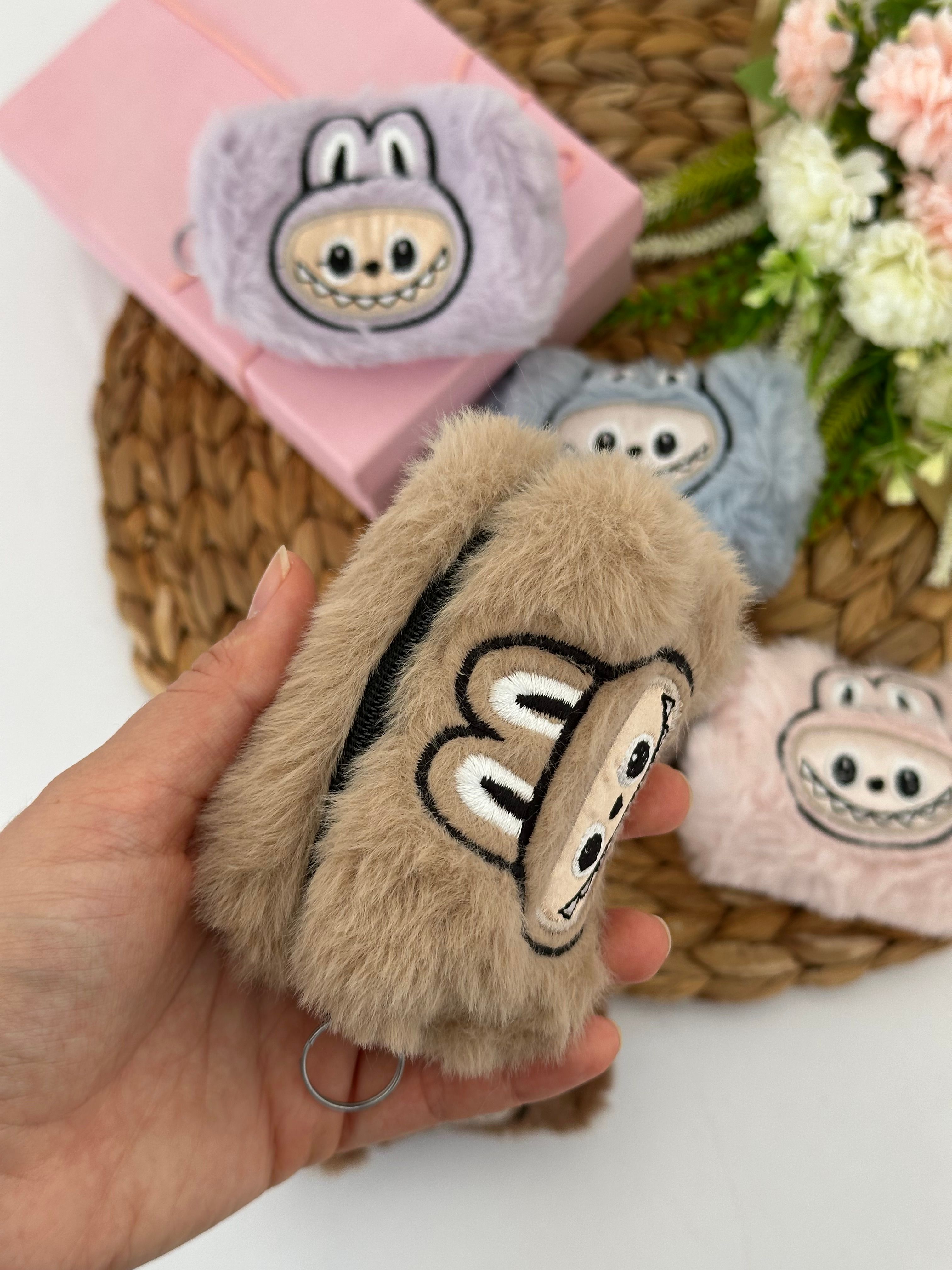 Peluş Labubu Mini Cüzdan