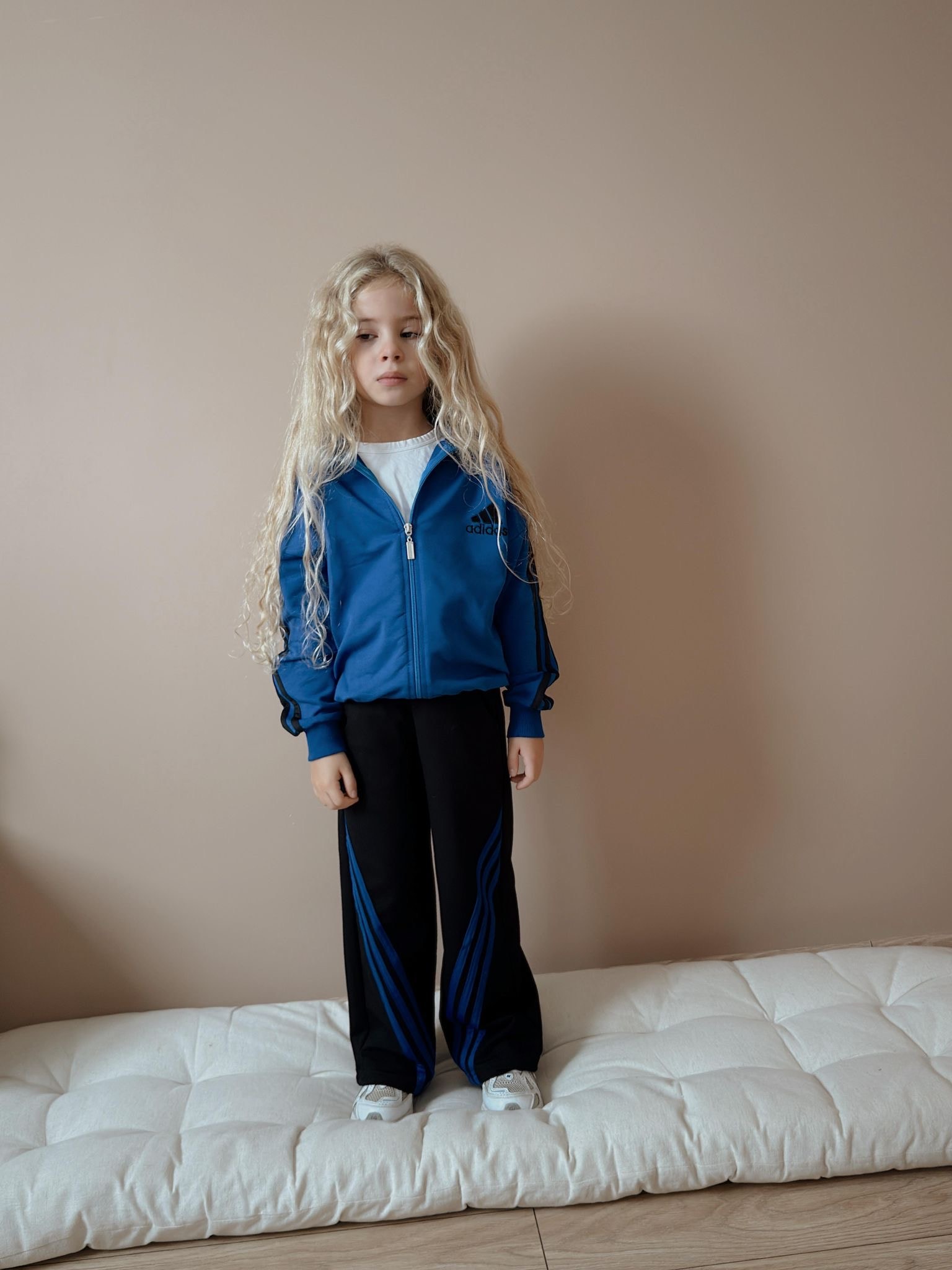 Kız Çocuk Mavi Çizgili 2’li Takım