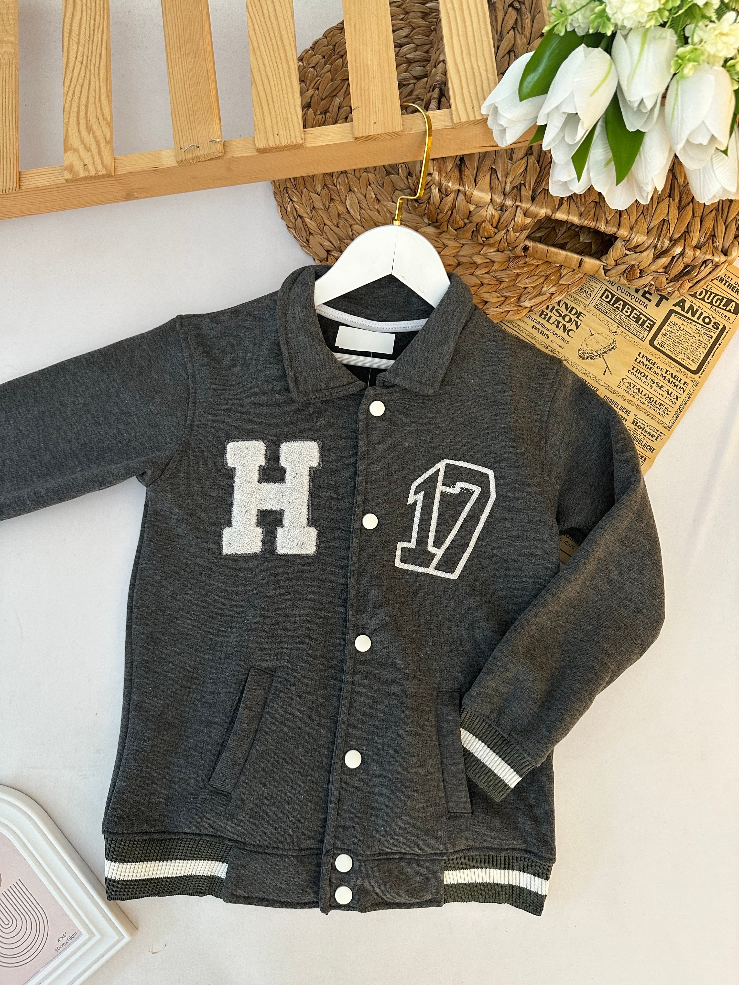 Erkek Çocuk Antrasit Kolej Ceket