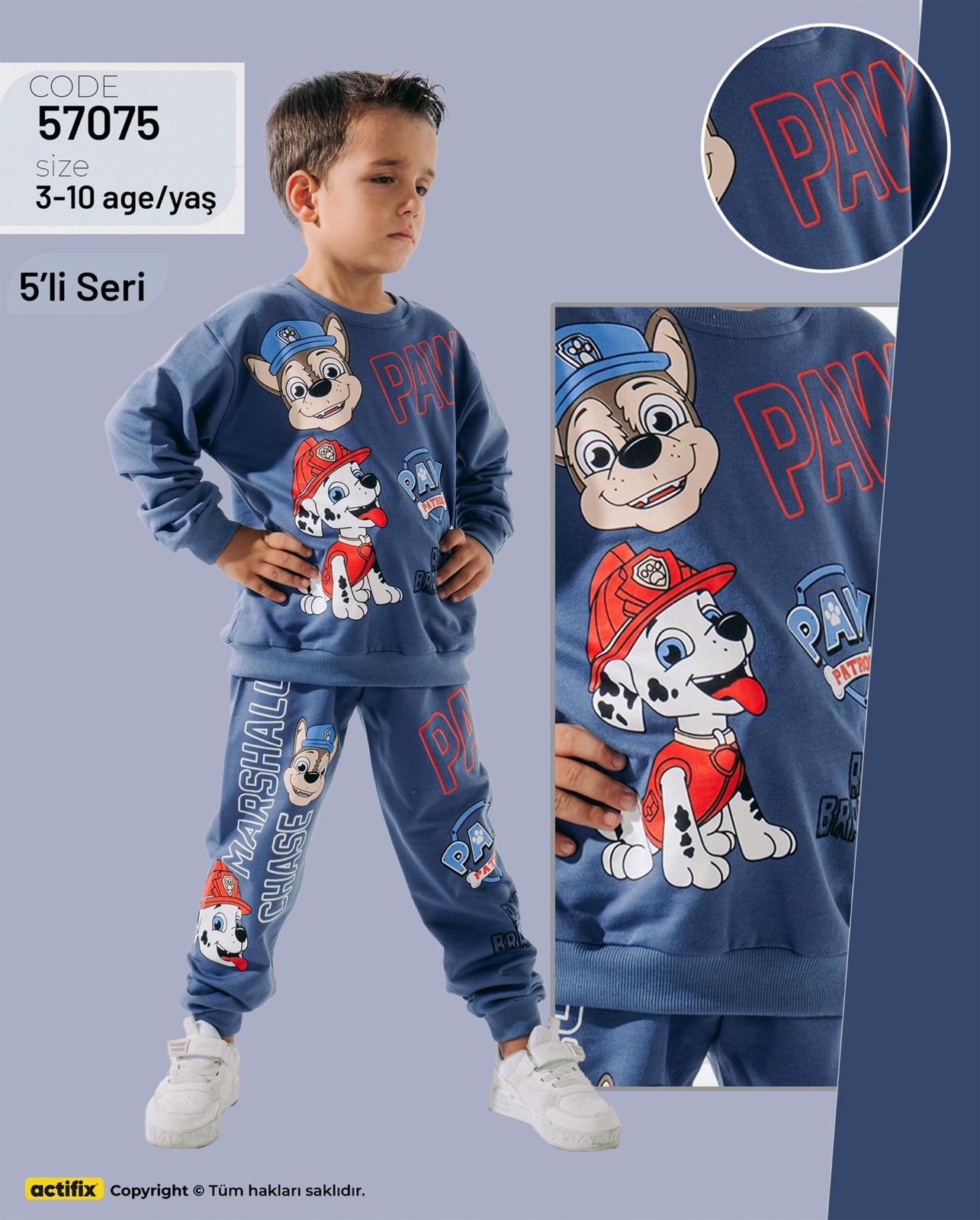 Erkek Çocuk Paw Patrol Takım