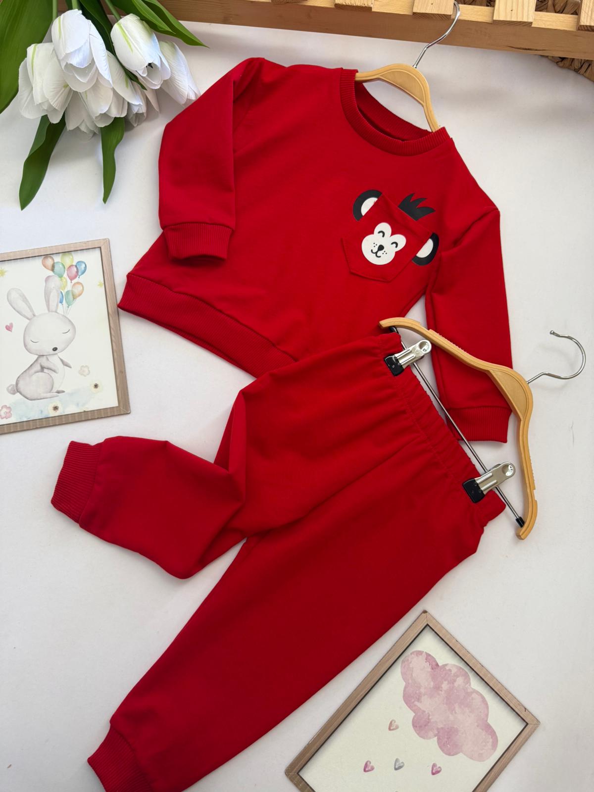 Erkek Çocuk Kırmızı Maymuncuk 2'li Takım