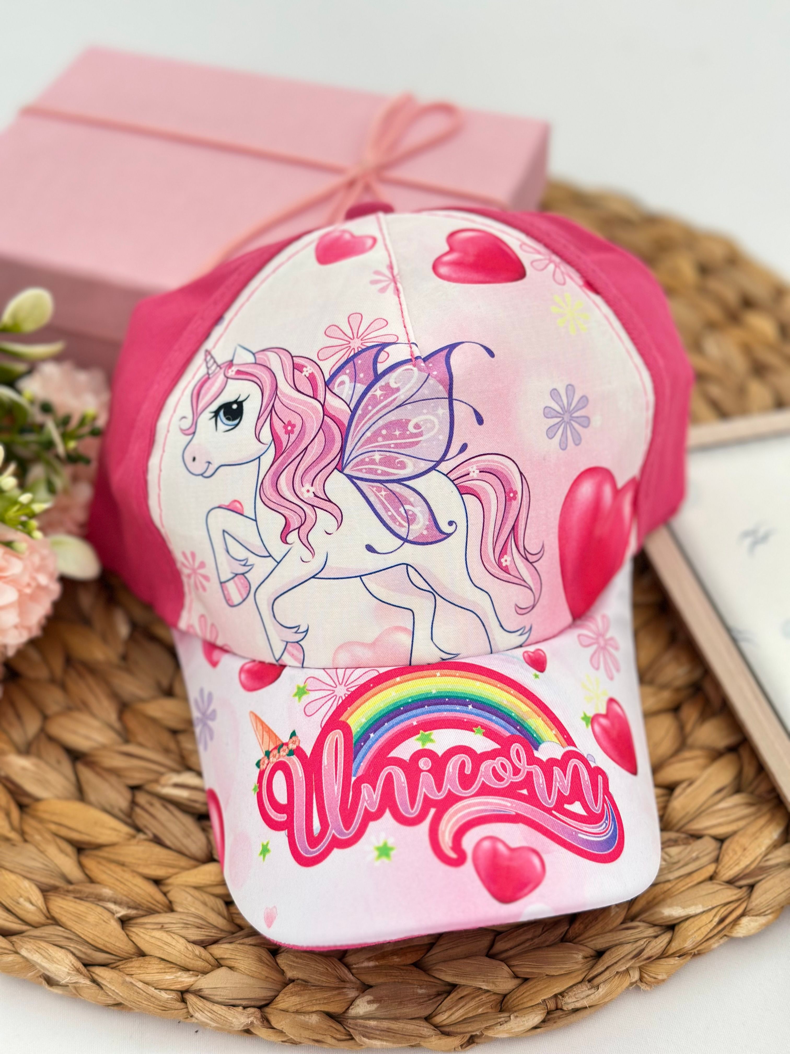 Pembe Unicorn Şapka