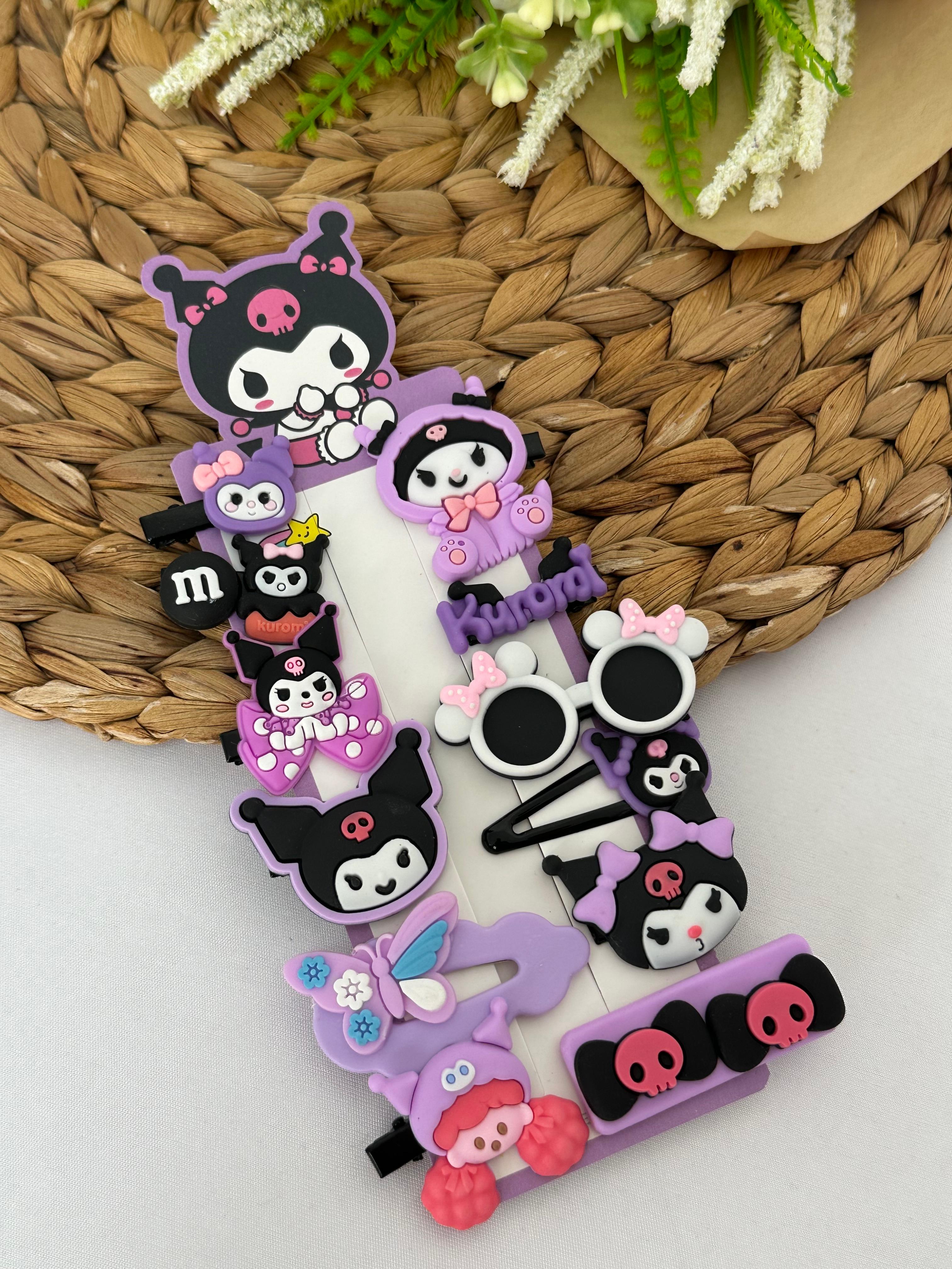 Kuromi Gözlüklü Toka Seti