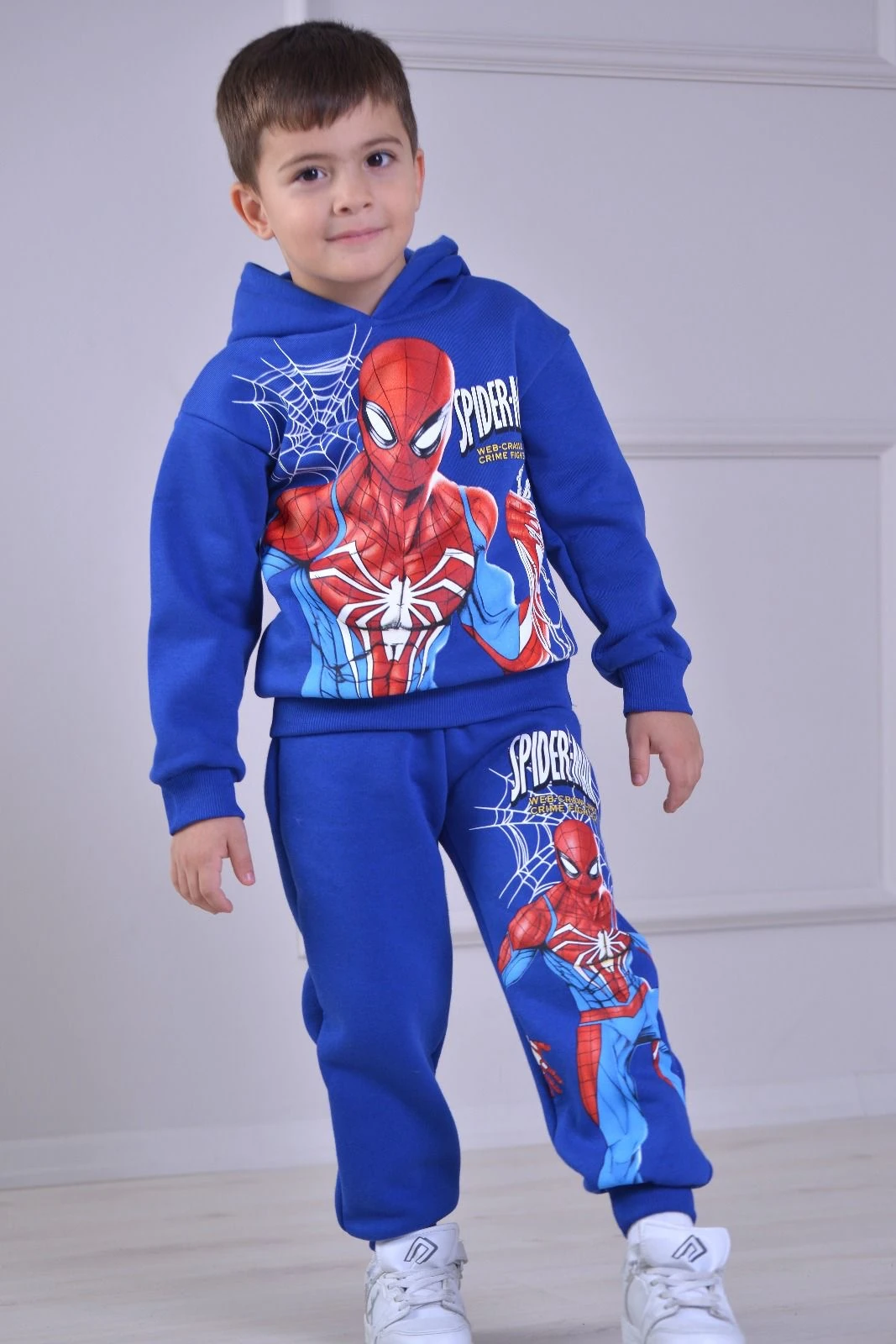 Erkek Çocuk Mavi Spiderman Alt-Üst Takım