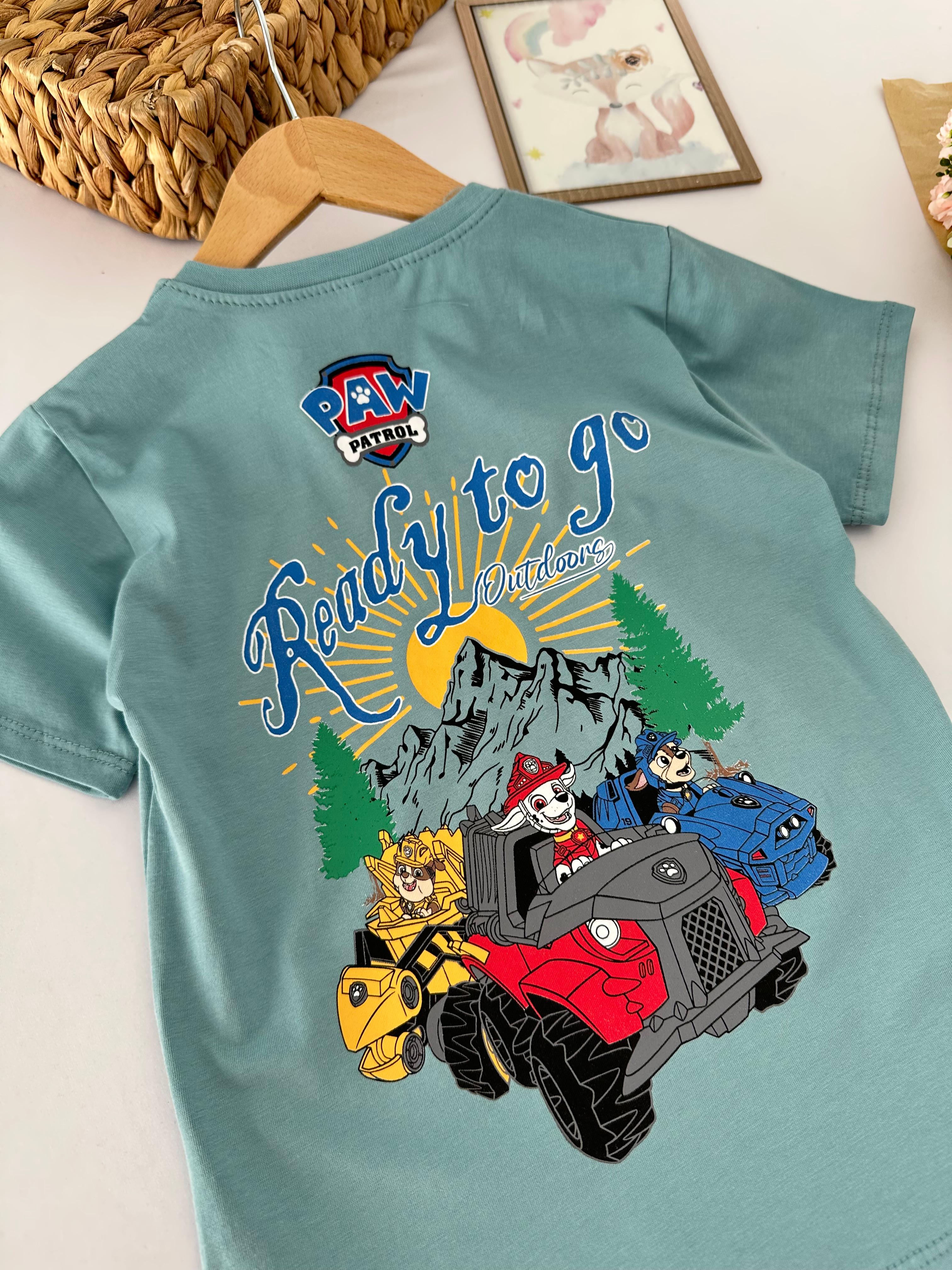 Erkek Çocuk Mint Paw Patrol Takım
