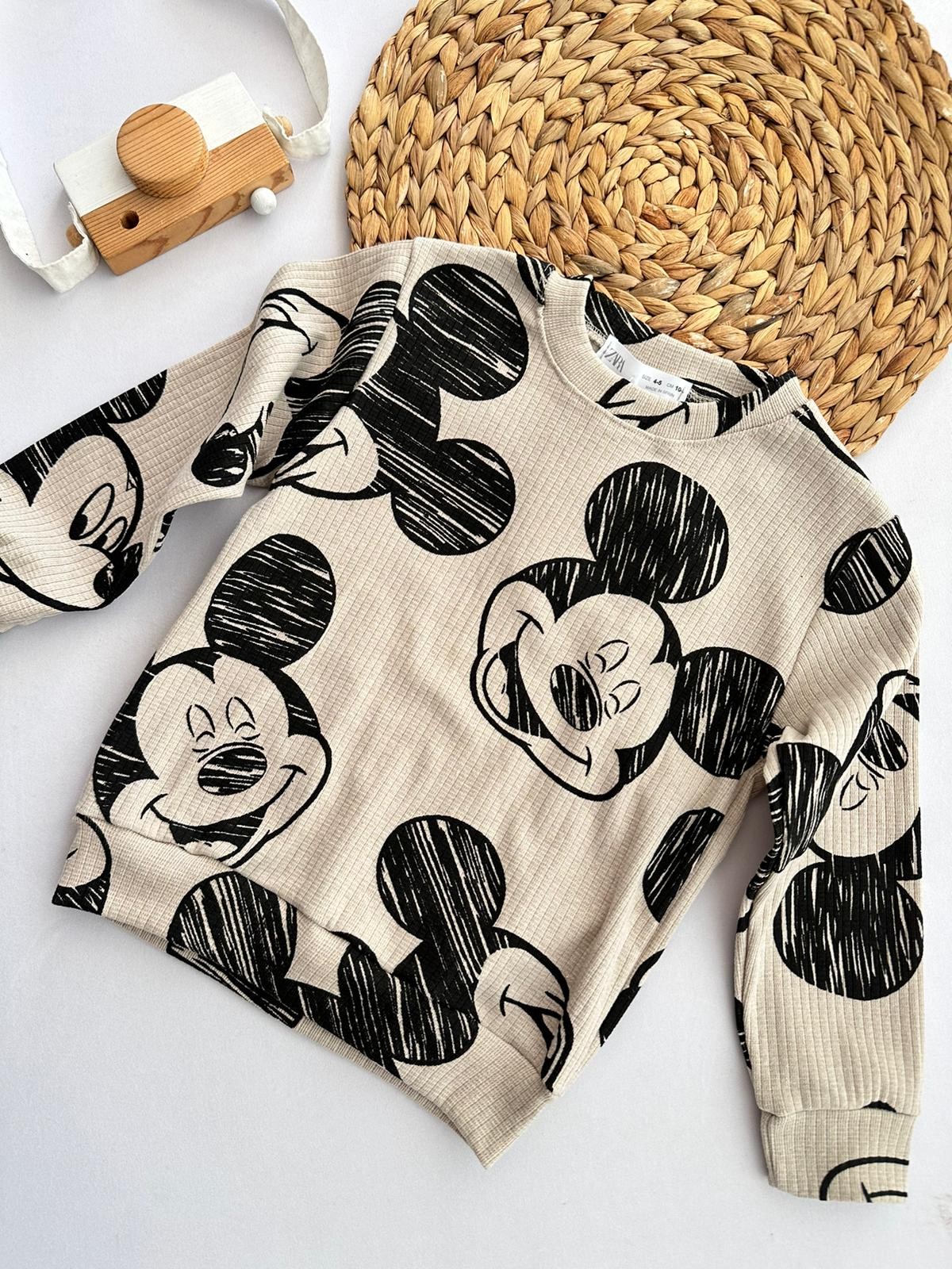 Vizon-Siyah Mickey Mouse Badi