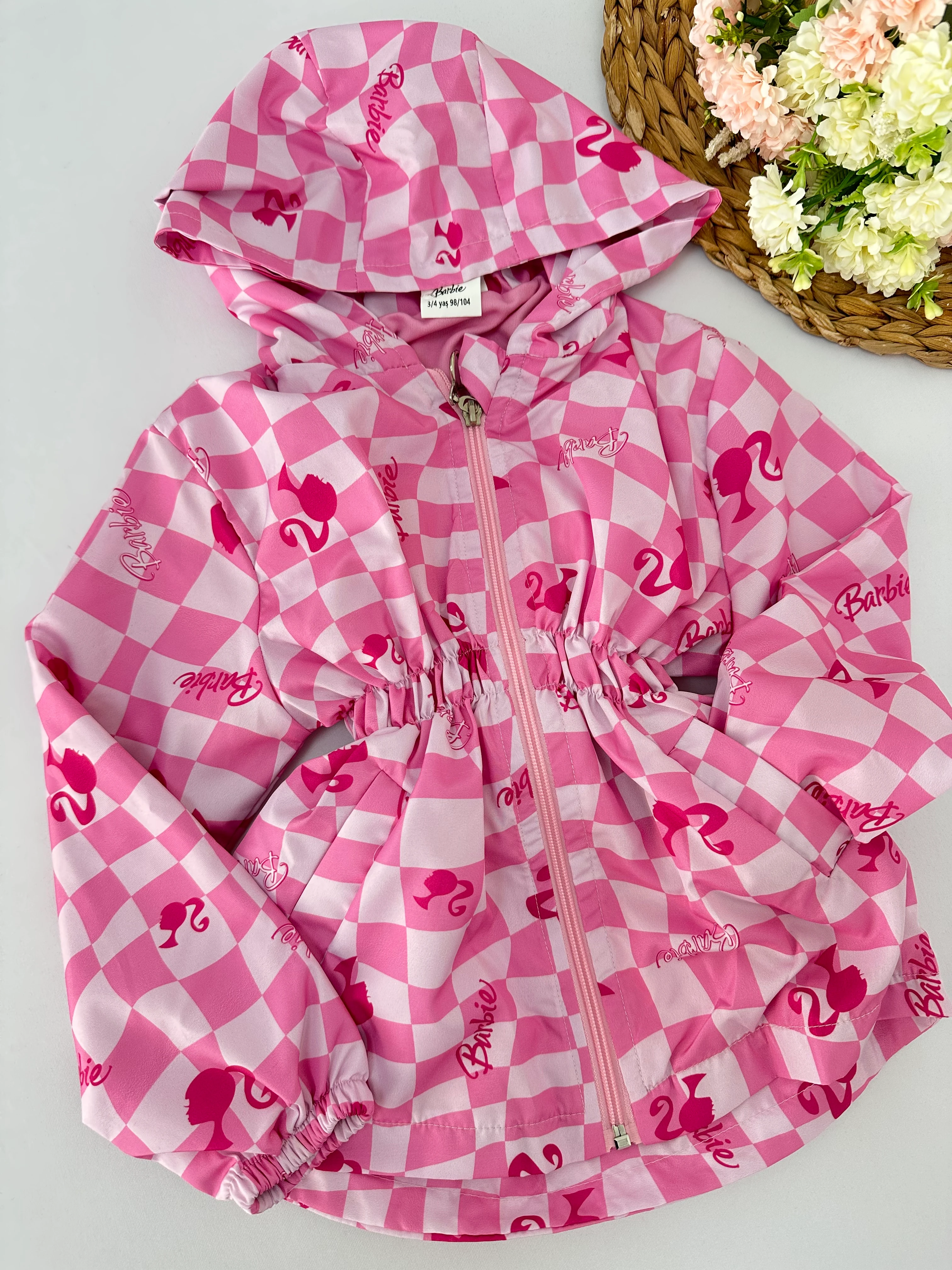 Kız Çocuk Barbie Yağmurluk