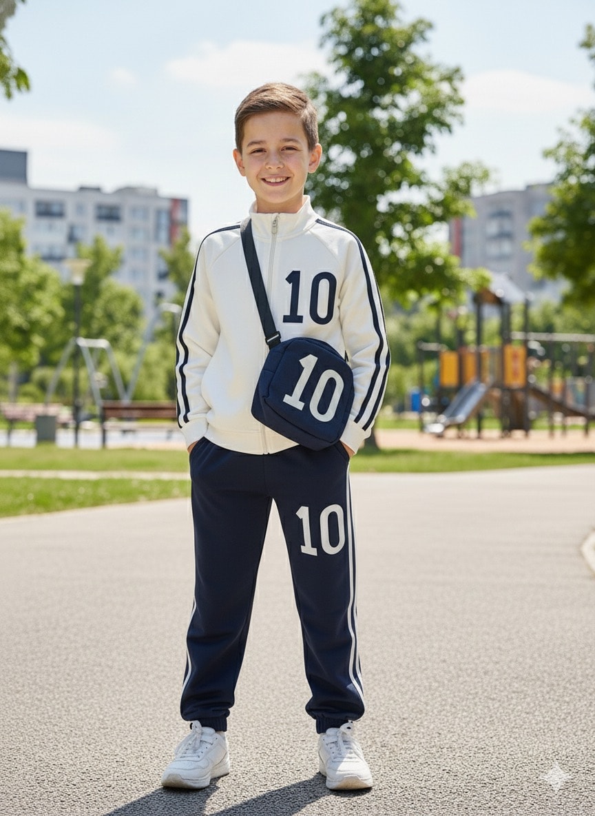 Erkek Çocuk Lacivert Numaralı Takım