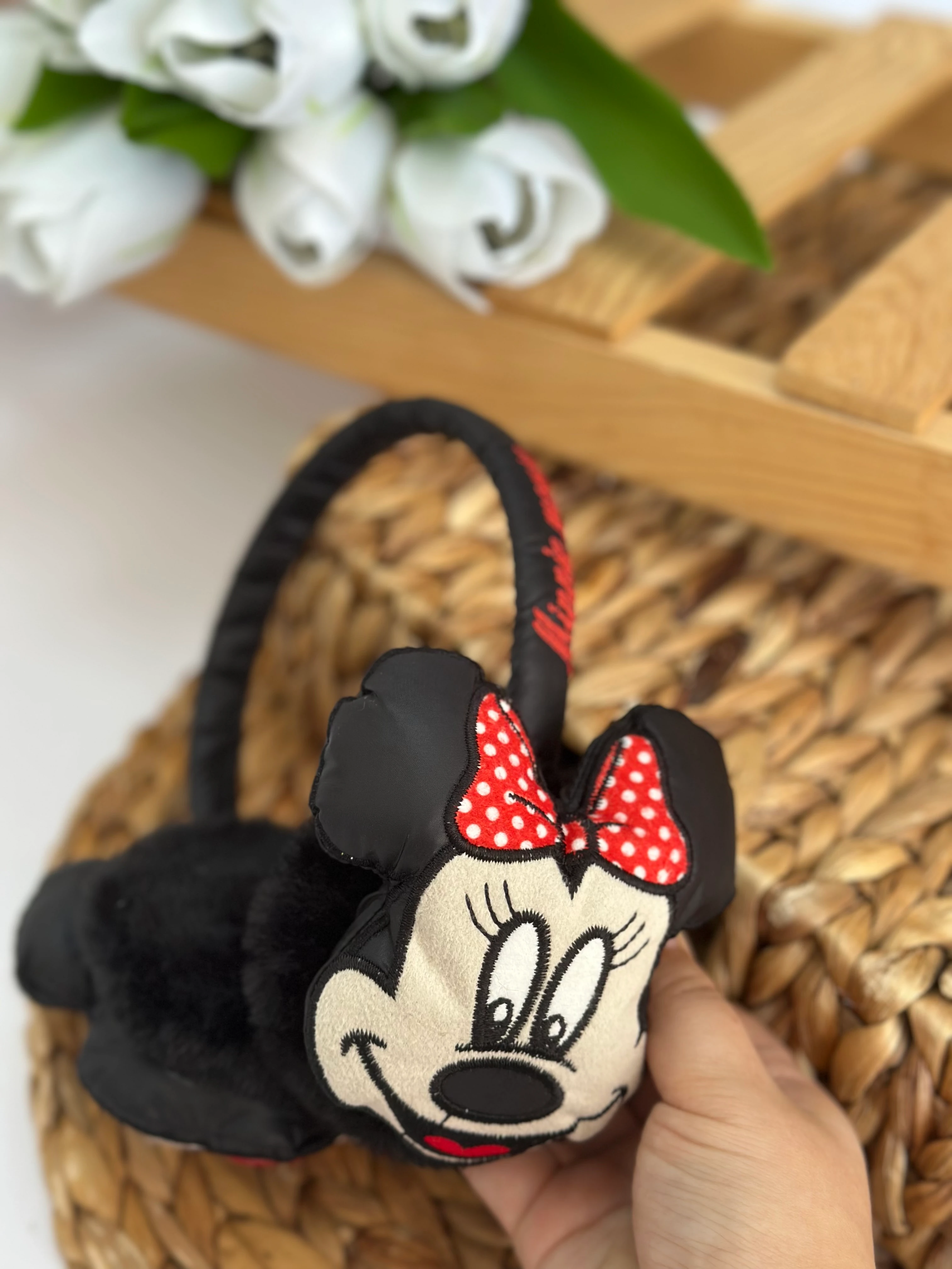 Kız Çocuk Minnie Peluş Kulaklık