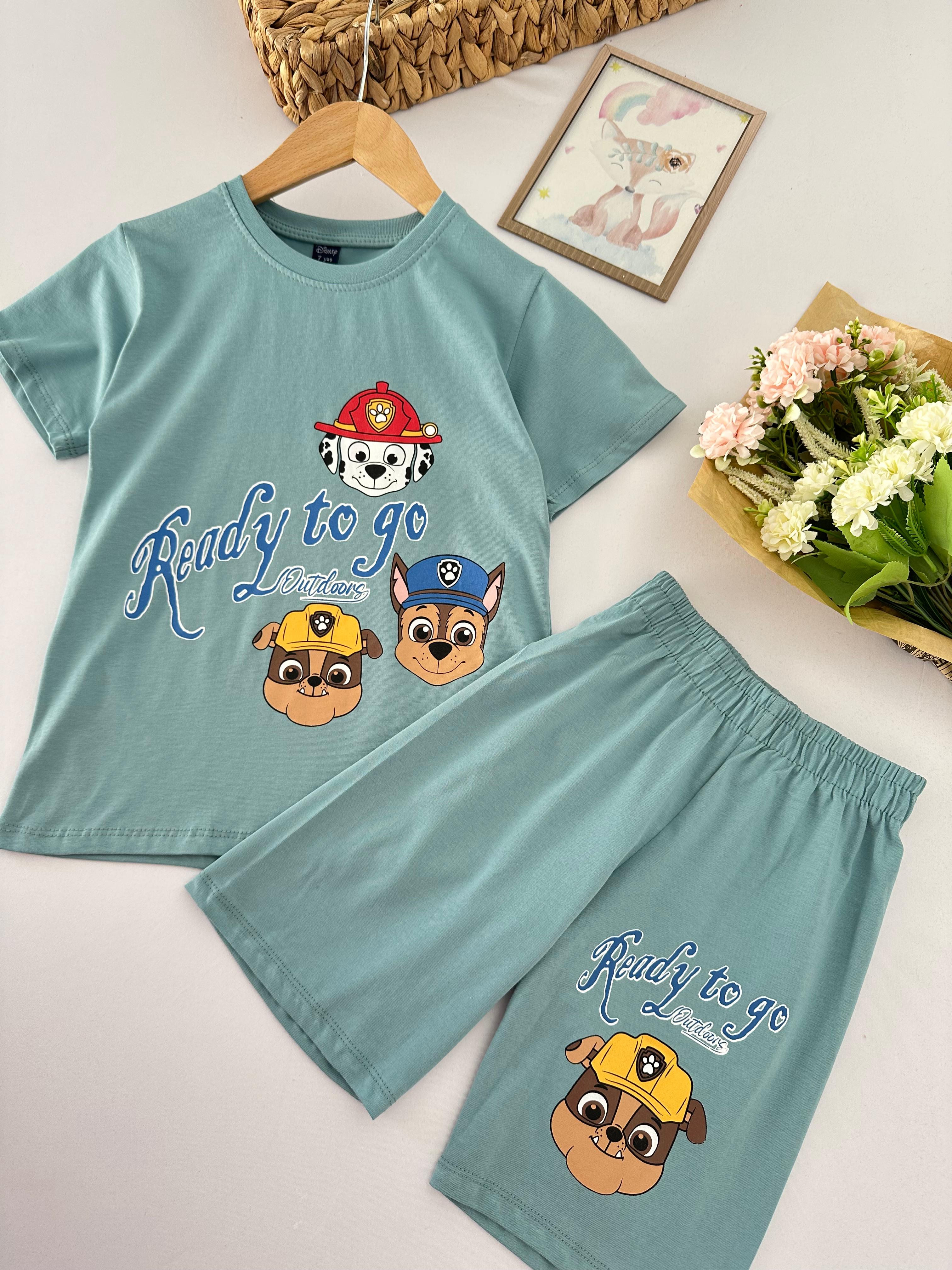 Erkek Çocuk Mint Paw Patrol Takım