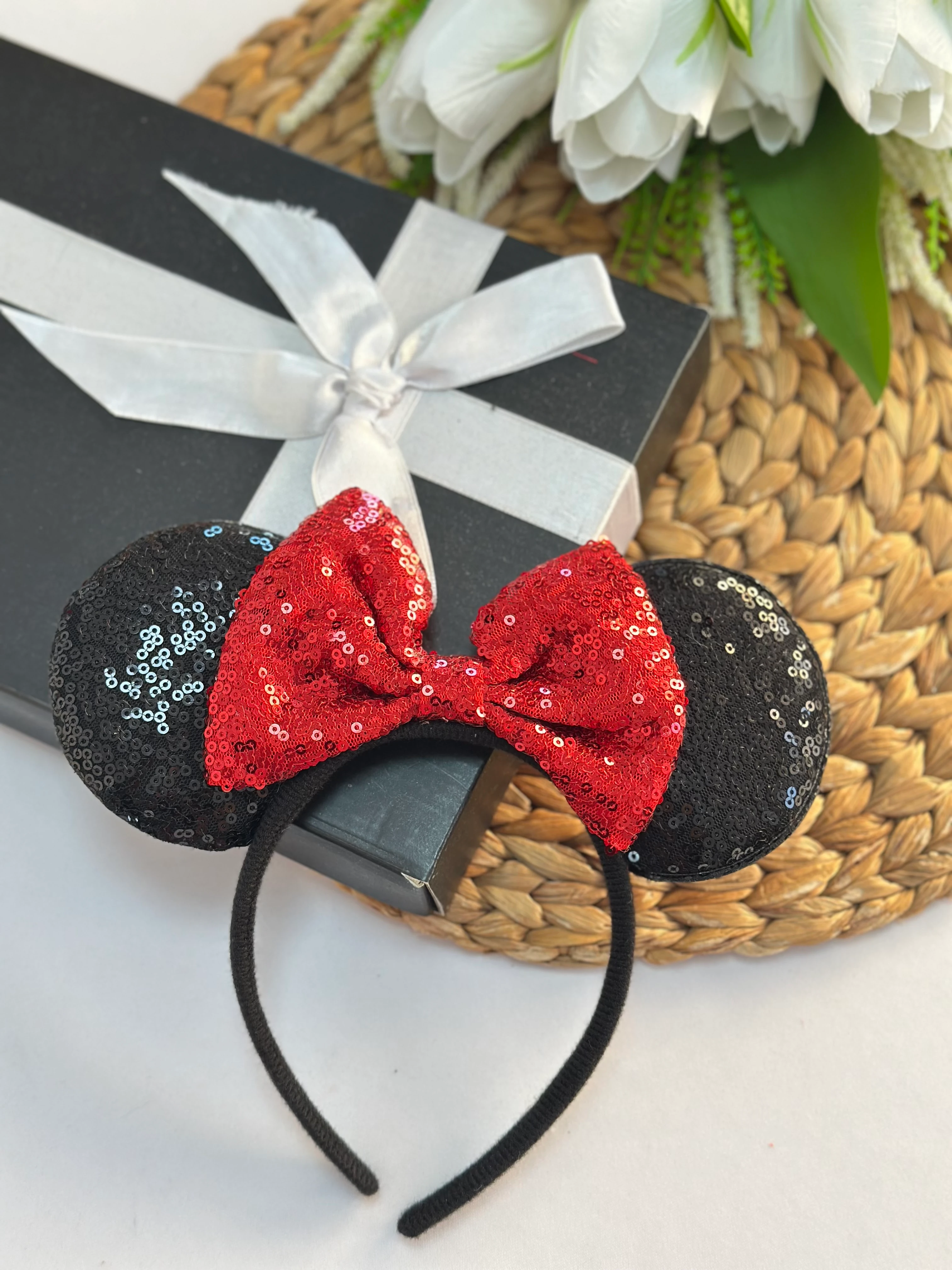 Kız Çocuk Pullu Minnie Mouse Taç