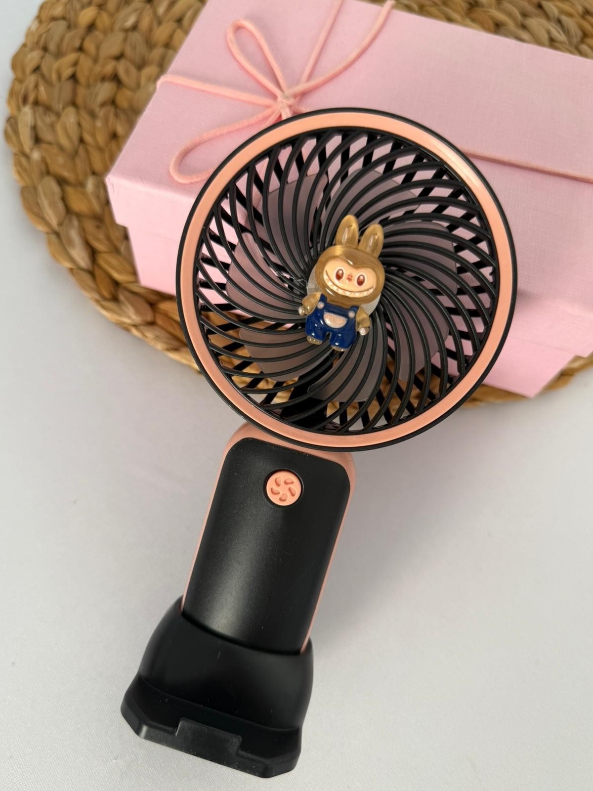 Siyahn Labubu Şarjlı Mini Fan
