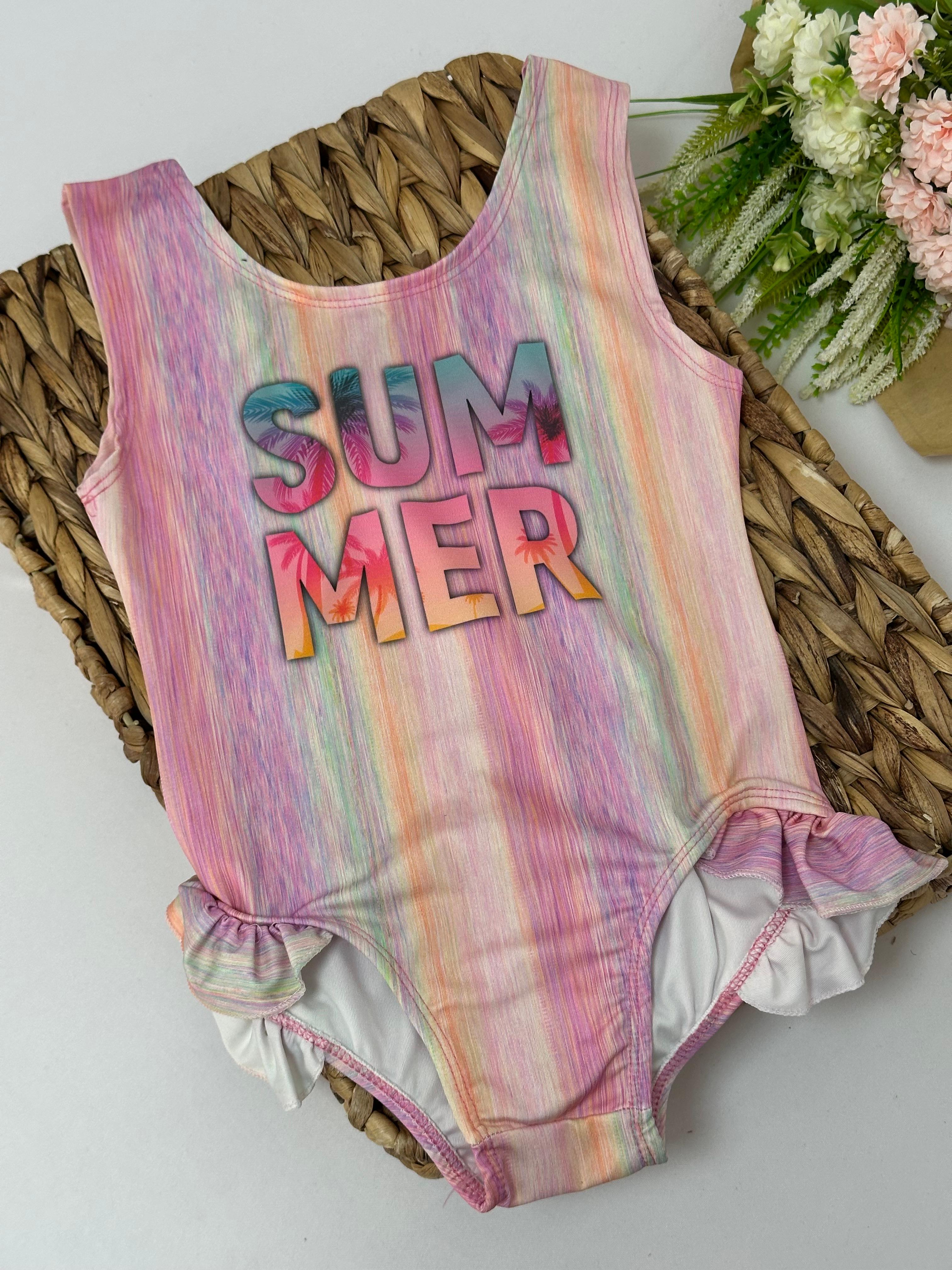 Kız Çocuk Summer Pembe Mayo
