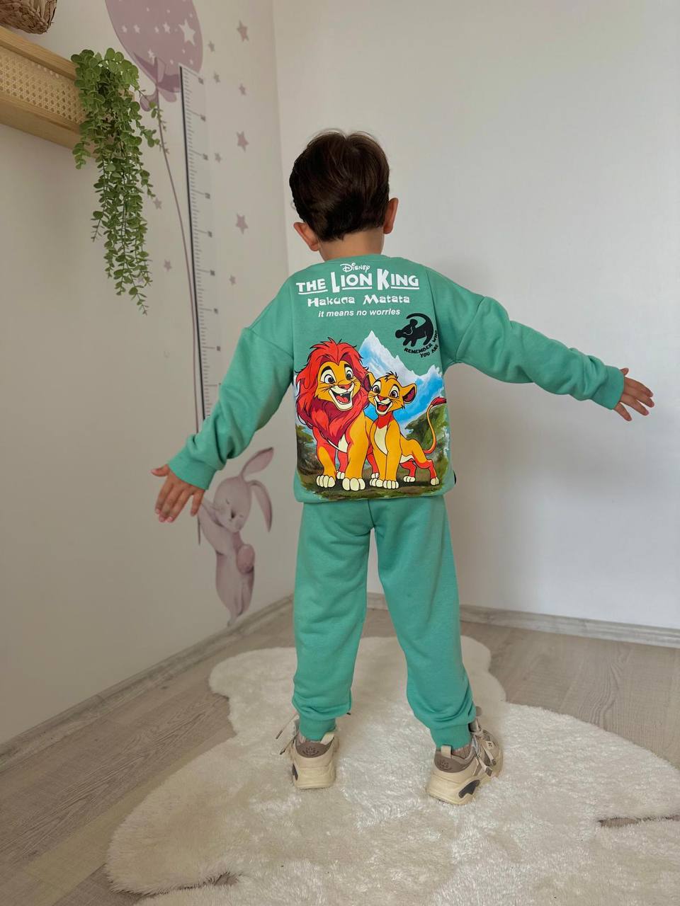 Erkek Çocuk Yeşil Aslan Takım