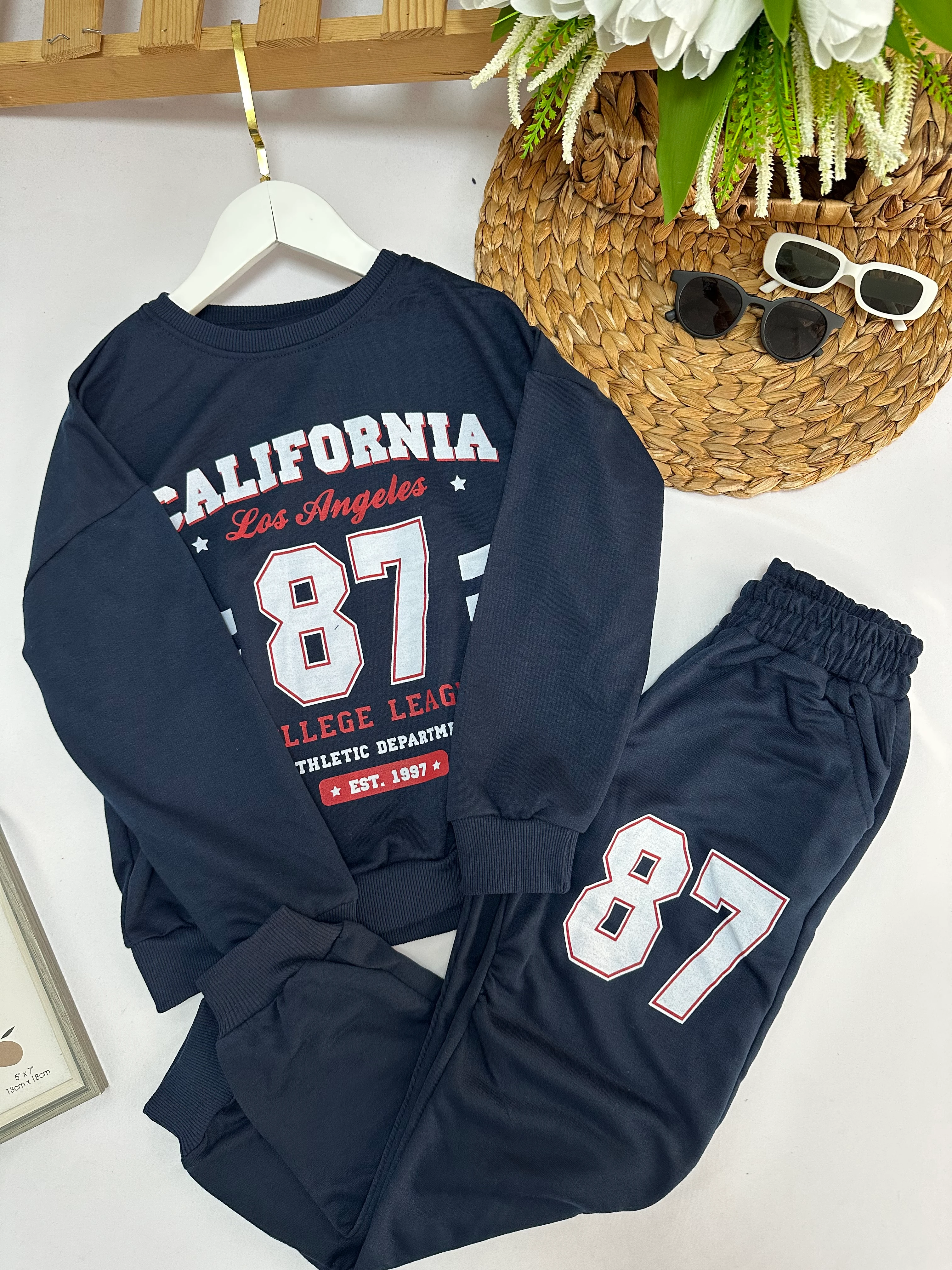 Erkek Çocuk Lacivert California Takım