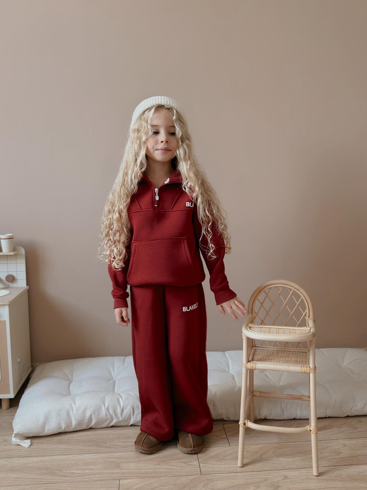 Kız Çocuk Bordo Blakely 2'li Takım