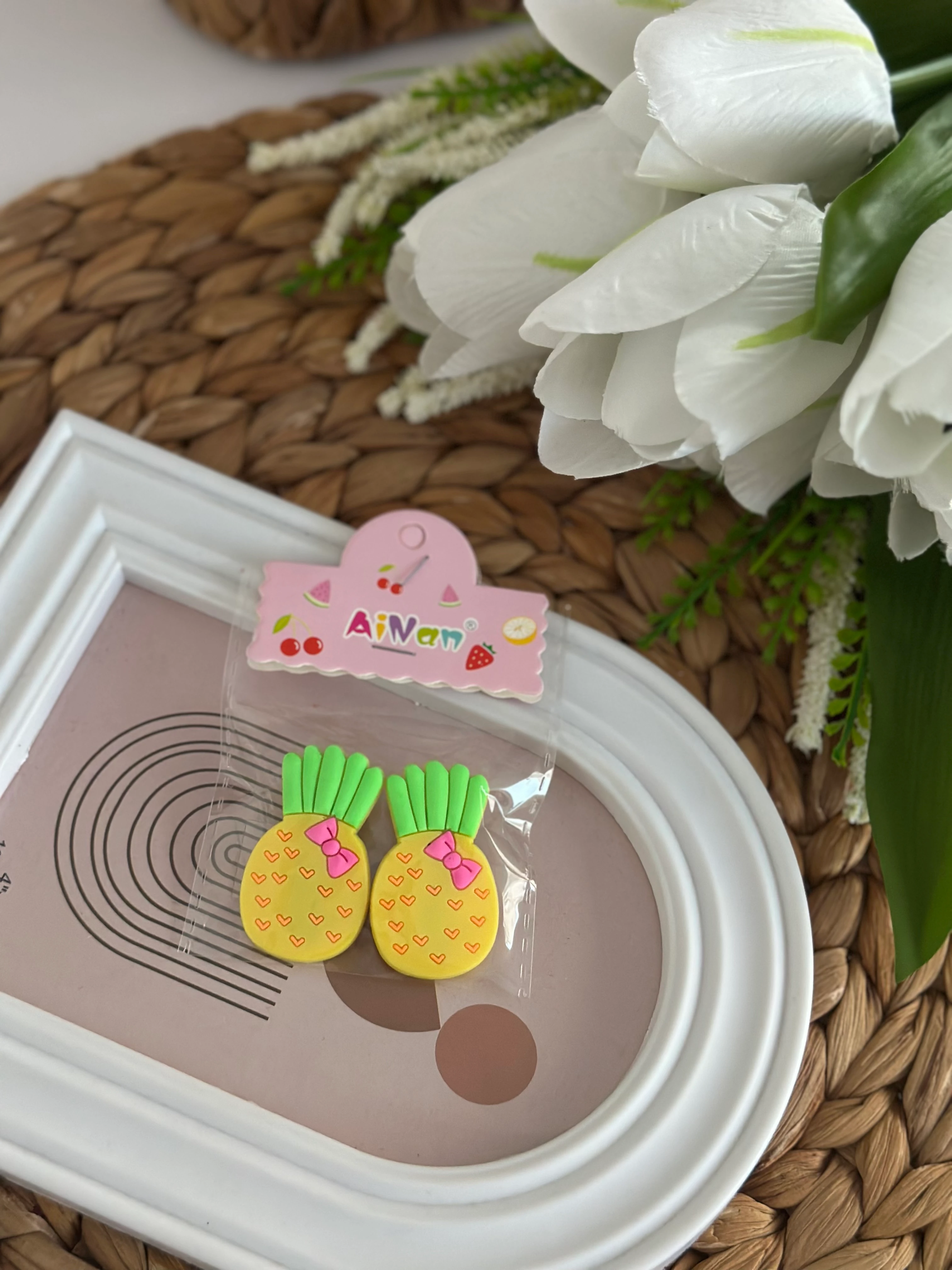 Ananaslı 2'li Pens Toka