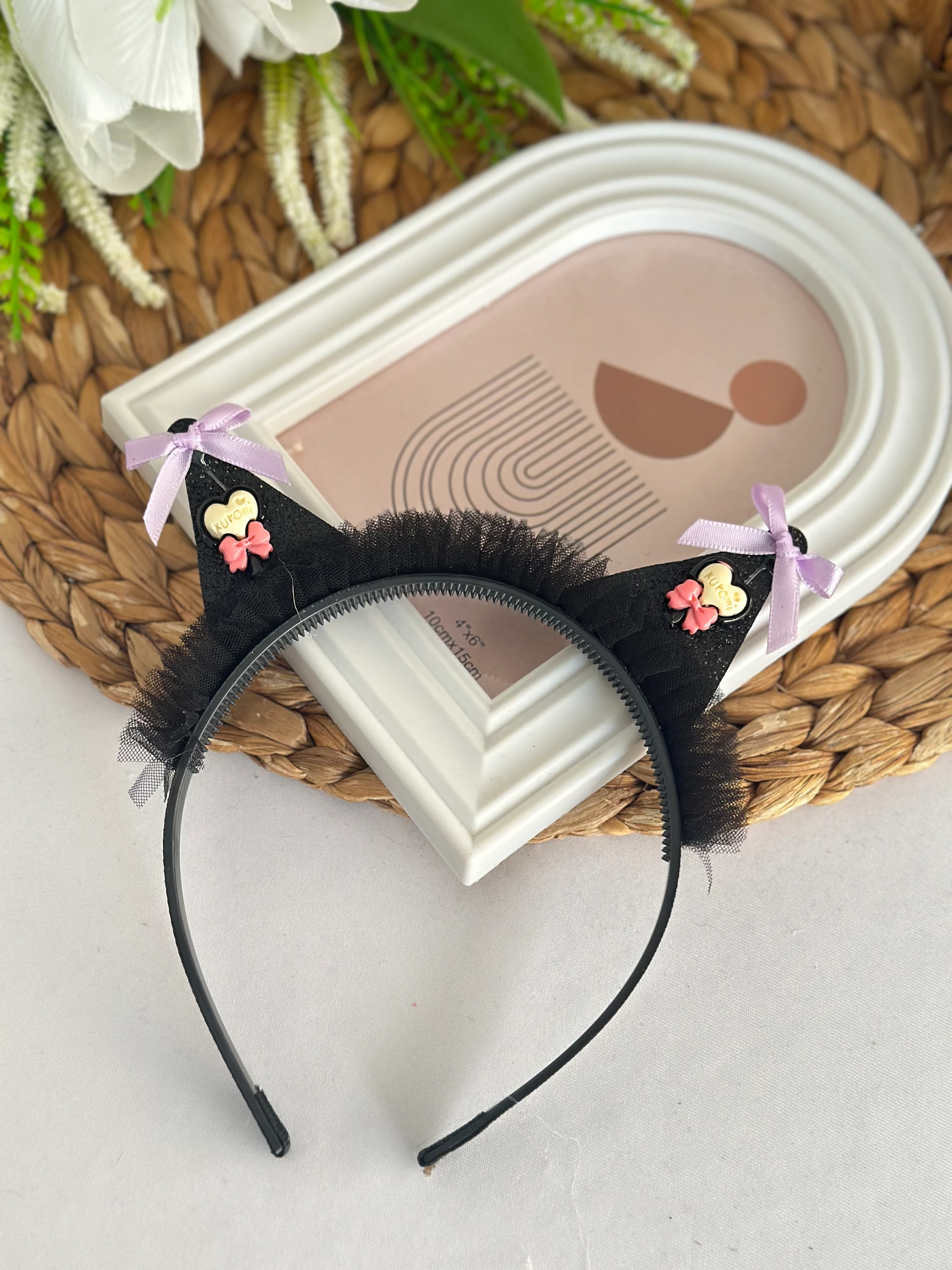 Siyah Kuromi Tüllü Taç