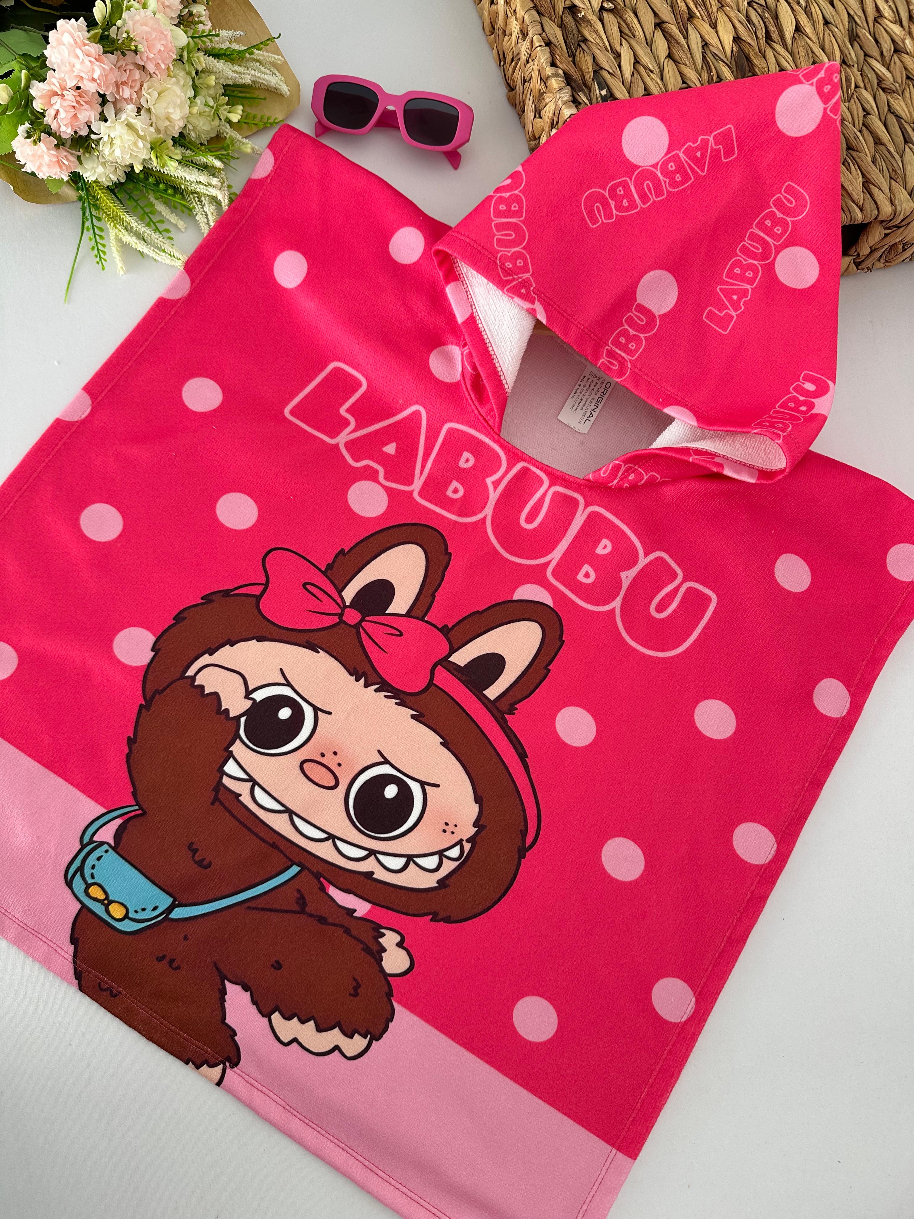 Pembe Labubu Panço Havlu
