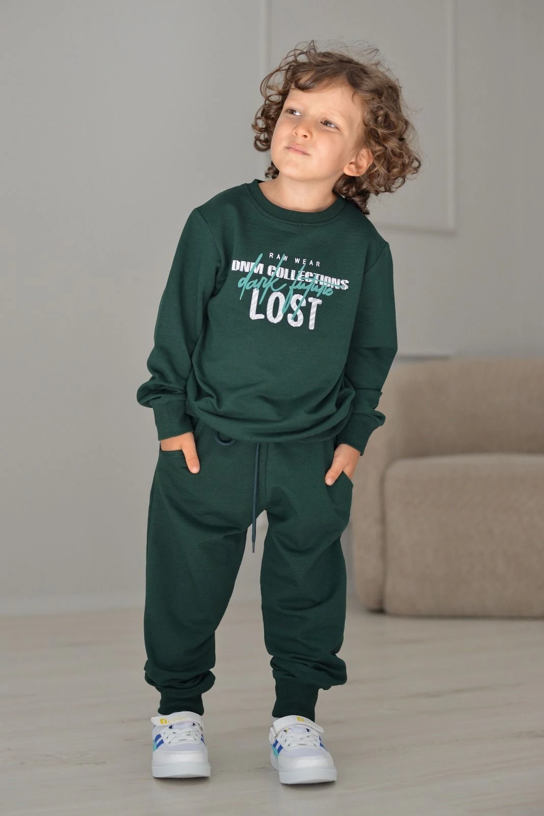 Erkek Çocuk Yeşil Lost Takım