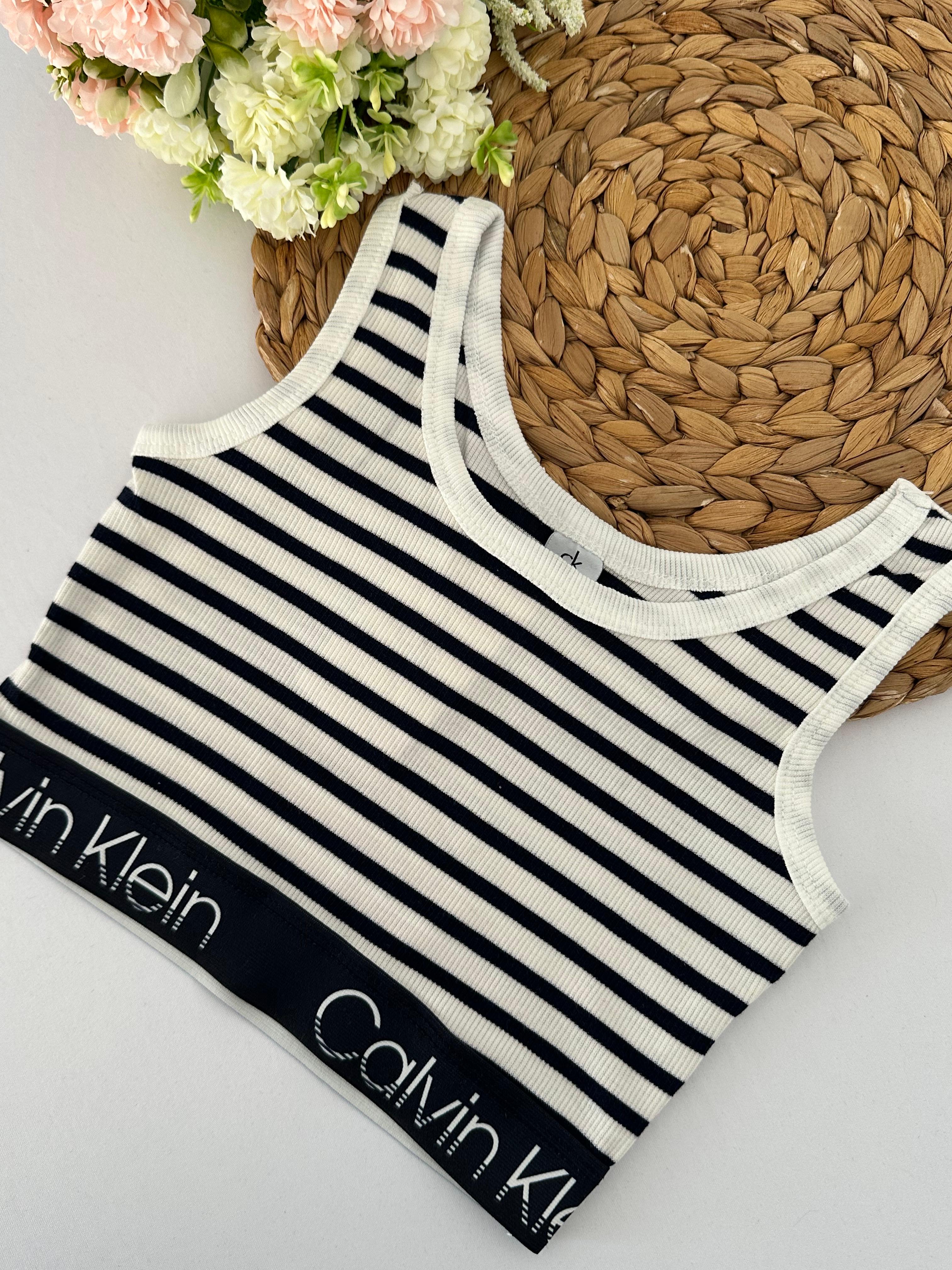Kız Çocuk Lacivert Calvin Klein Crop