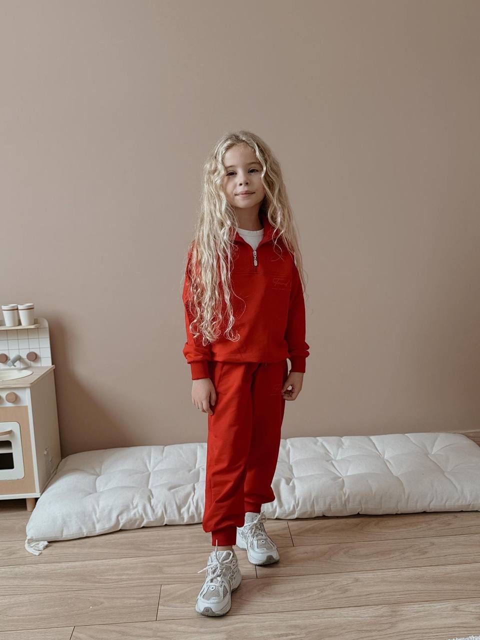 Kız Çocuk Kırmızı Trend Up 2'li Takım