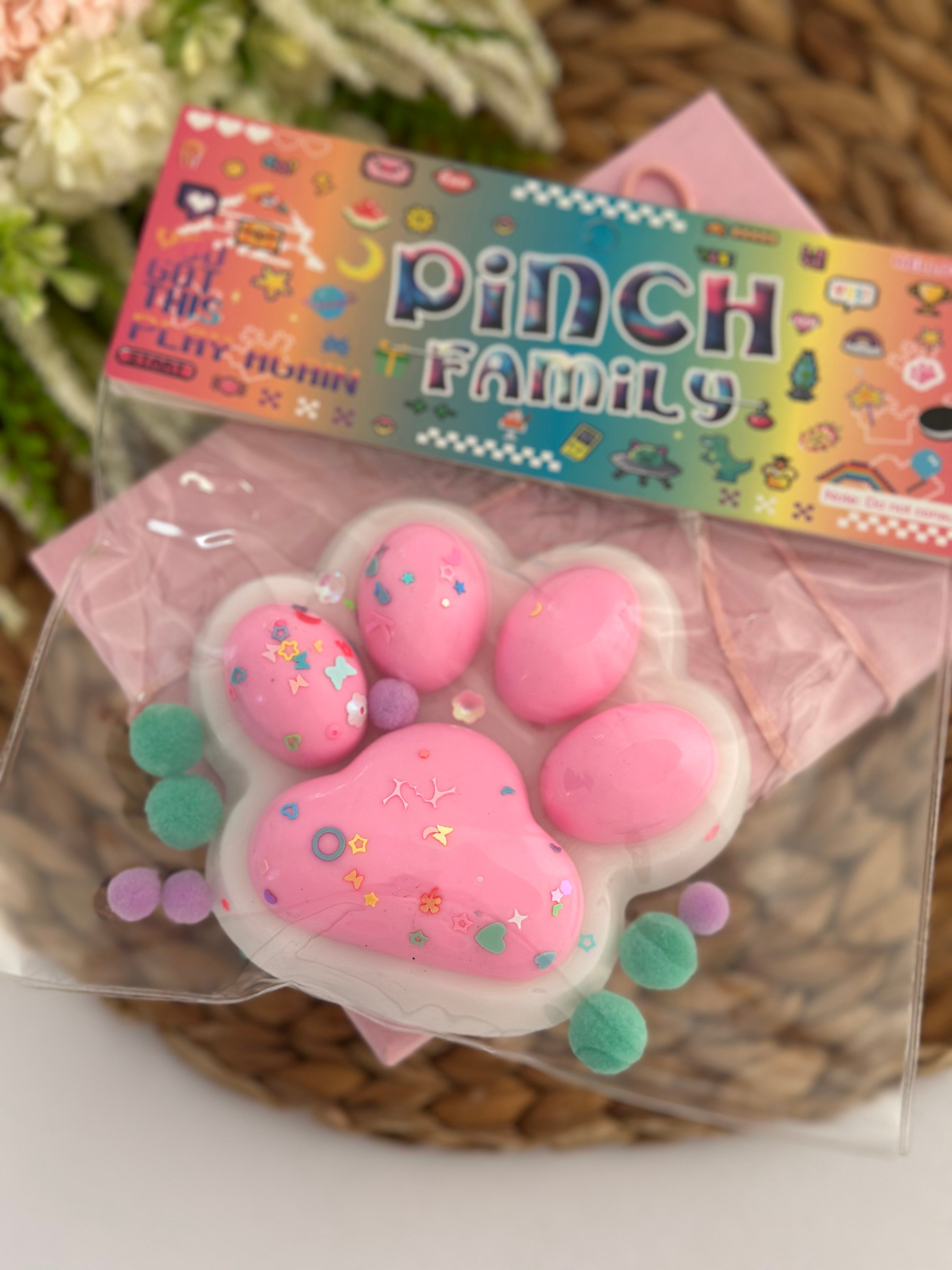 Pembe Kedi Patisi Büyük Sukuşi Yumuşak Jel Oyuncak