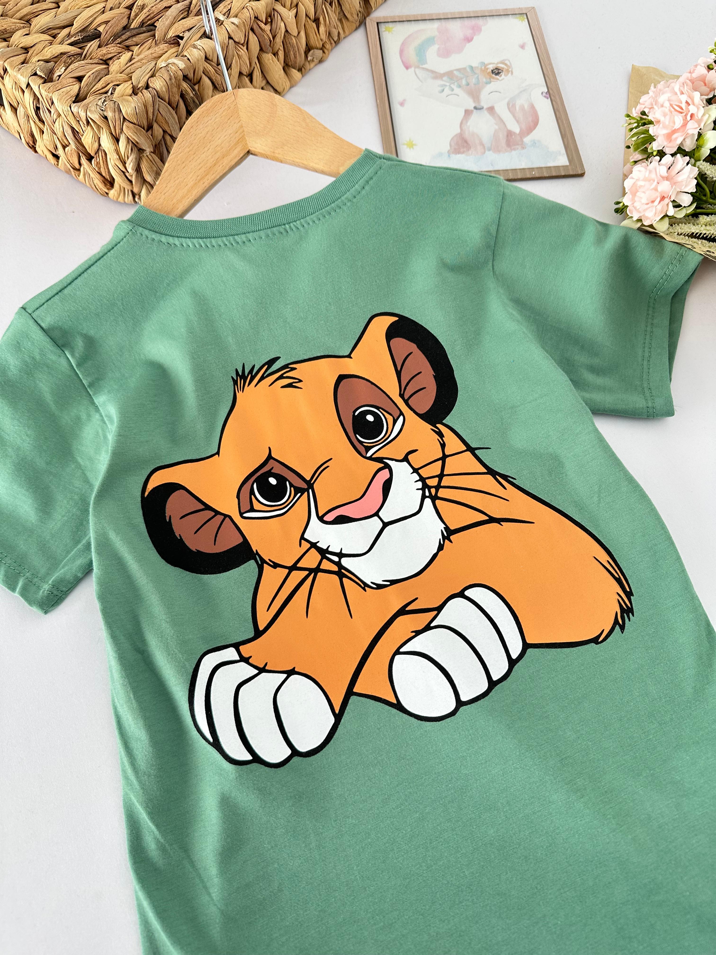 Erkek Çocuk Yeşil Aslan Kral Takım