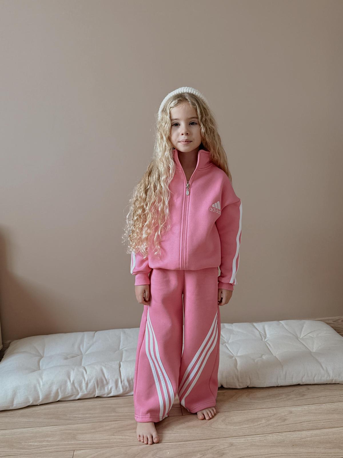 Kız Çocuk Pembe Çizgili 2’li Takım