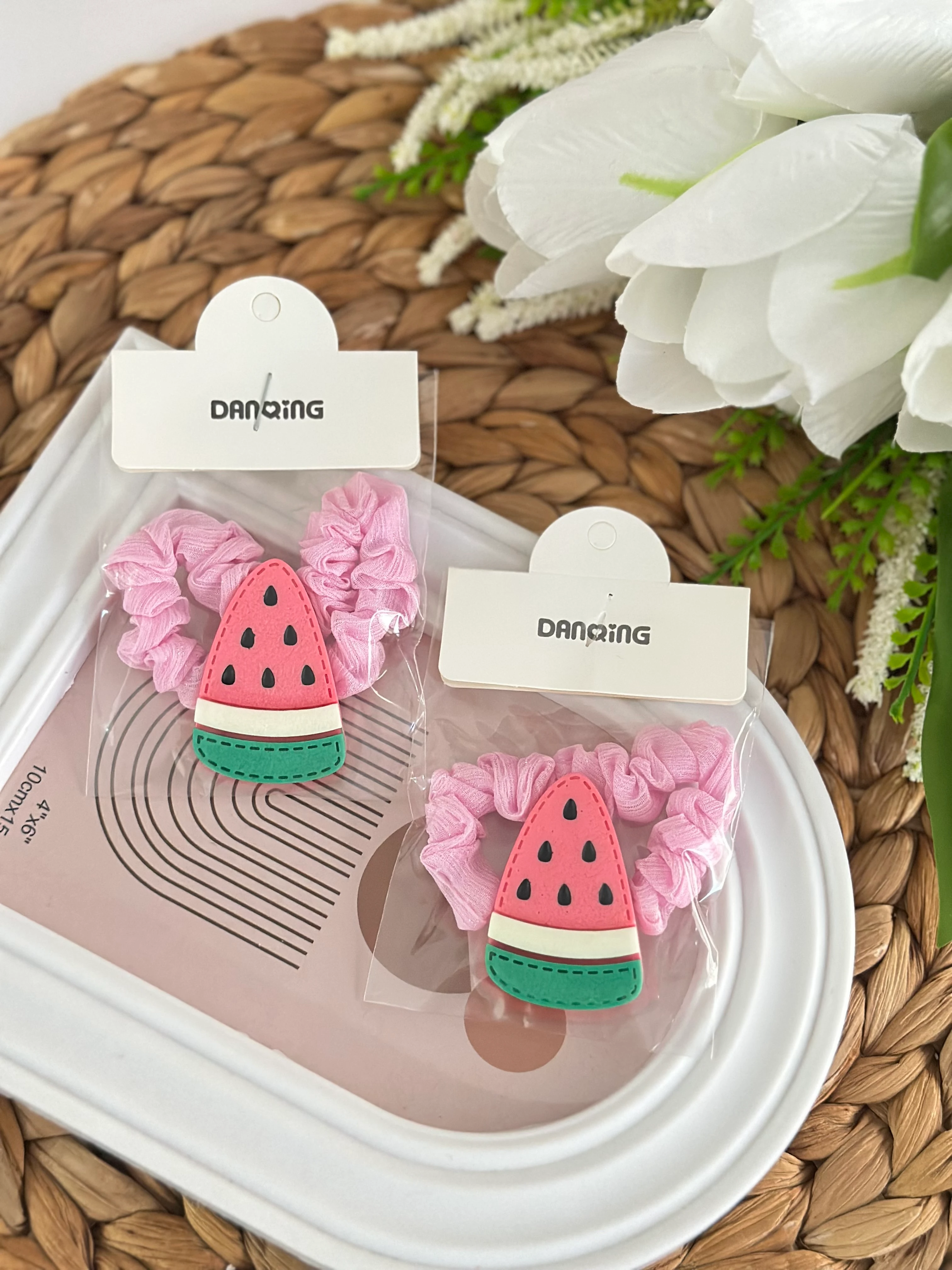 Pembe Karpuz 2'li Lastik Toka