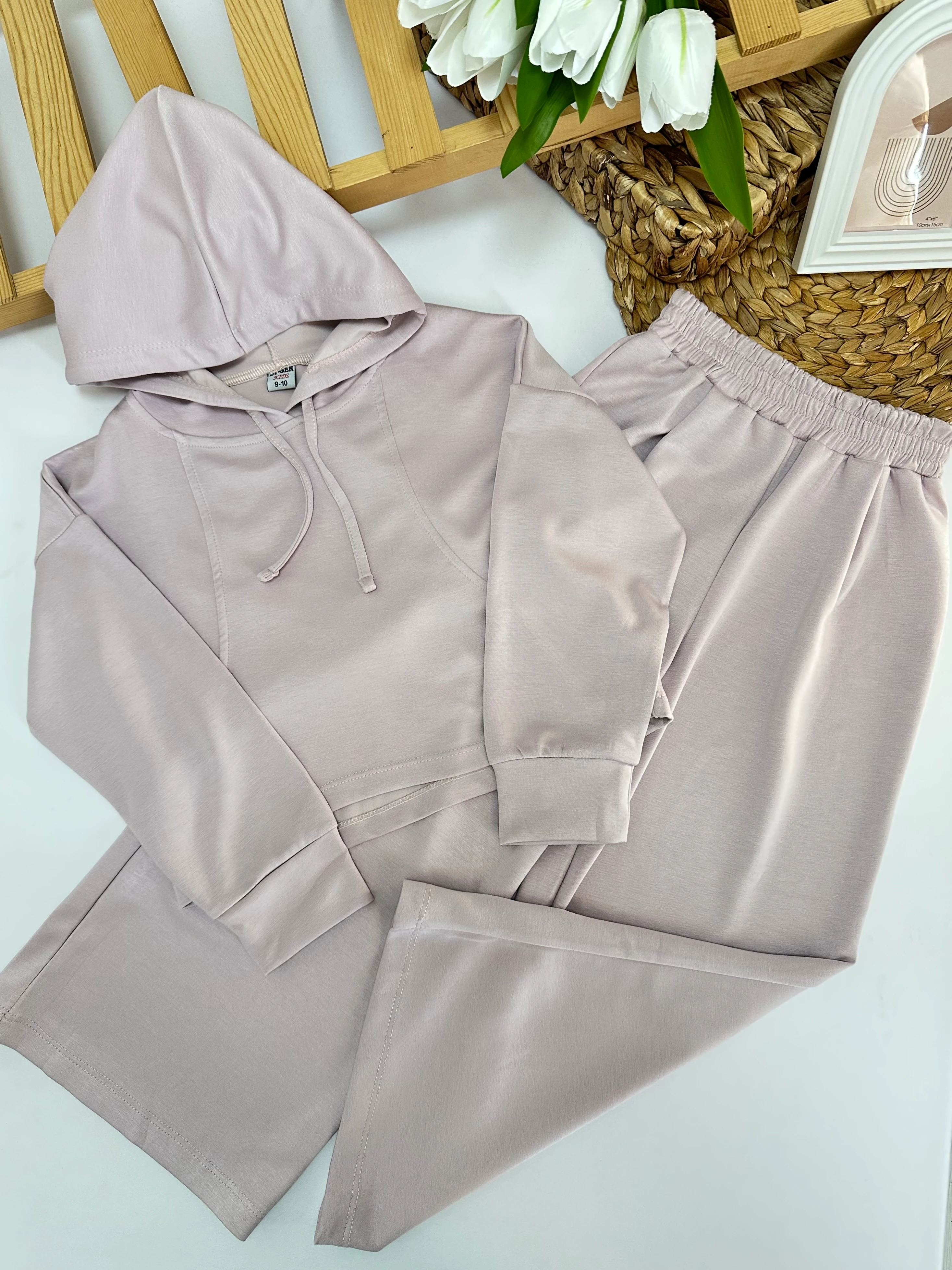 Kız Çocuk Lila Oysho Kapüşonlu Takım