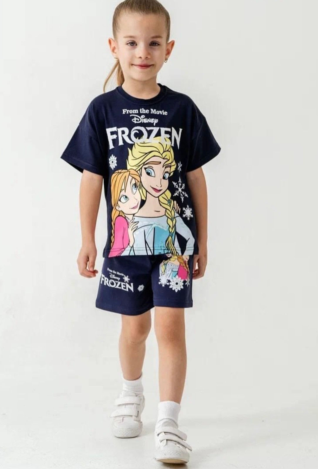 Kız Çocuk Lacivert Frozen Takım