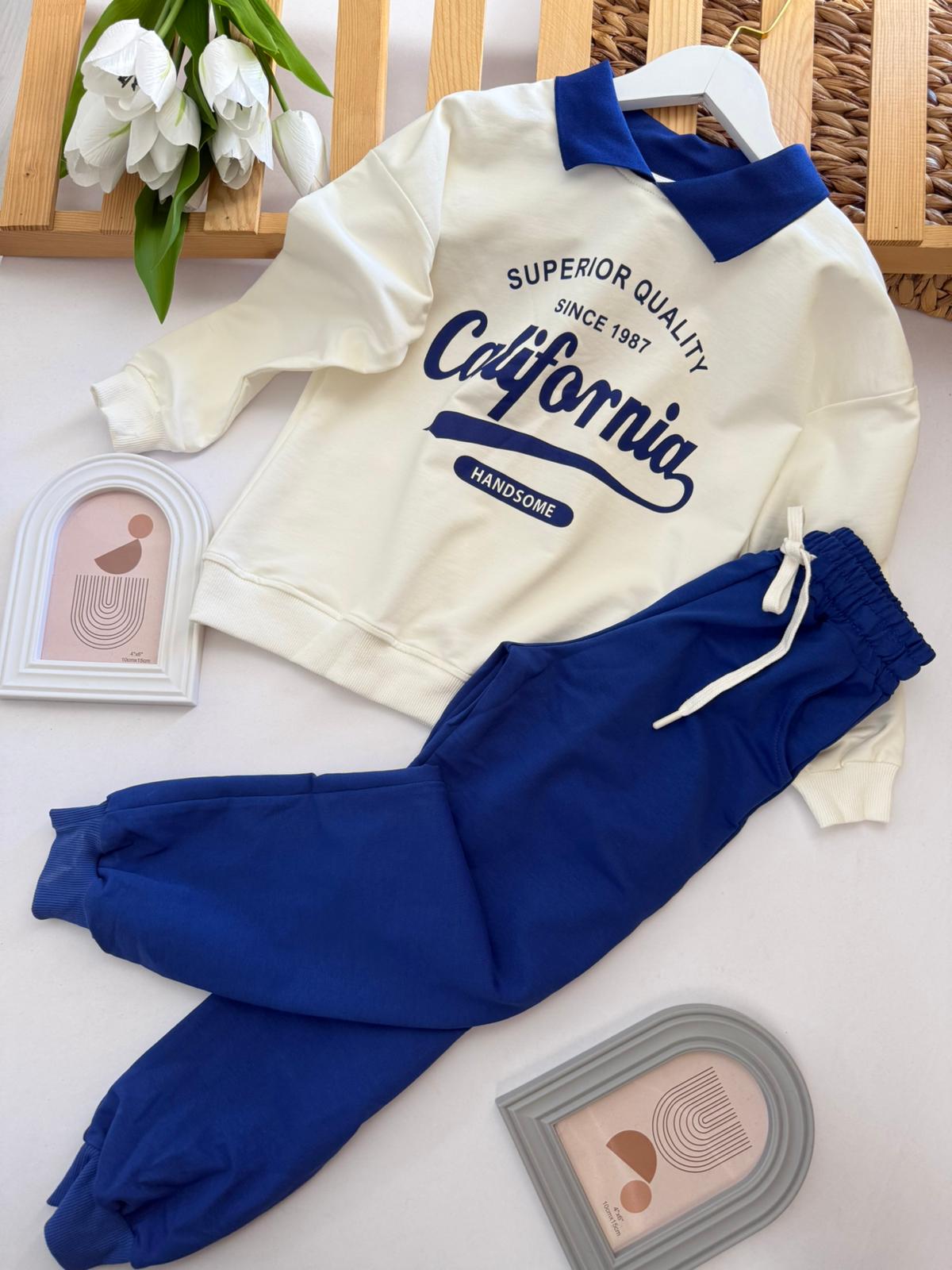 Erkek Çocuk Mavi California Takım