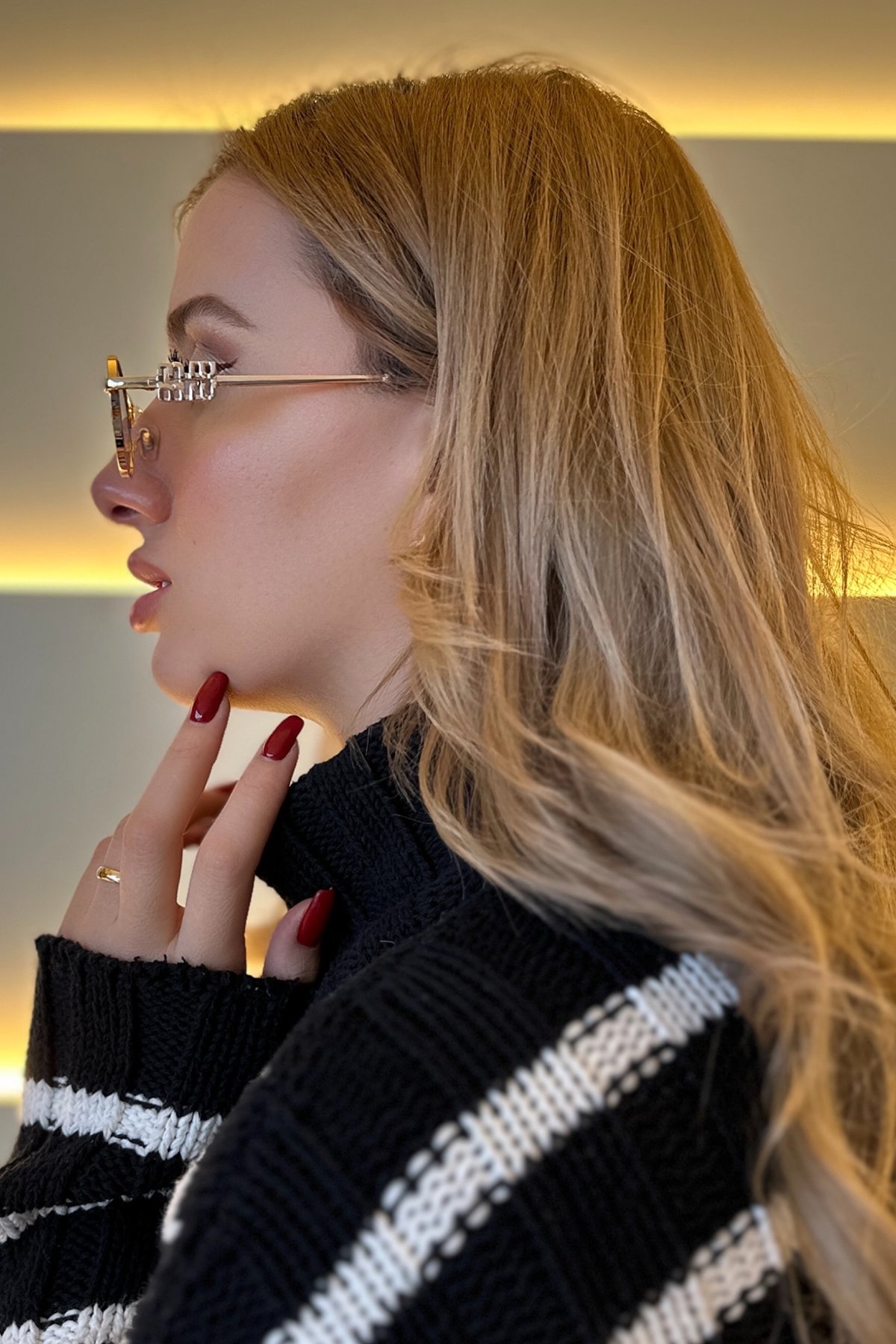 Miu Mi - Logo sunglasses Güneş Gözlüğü