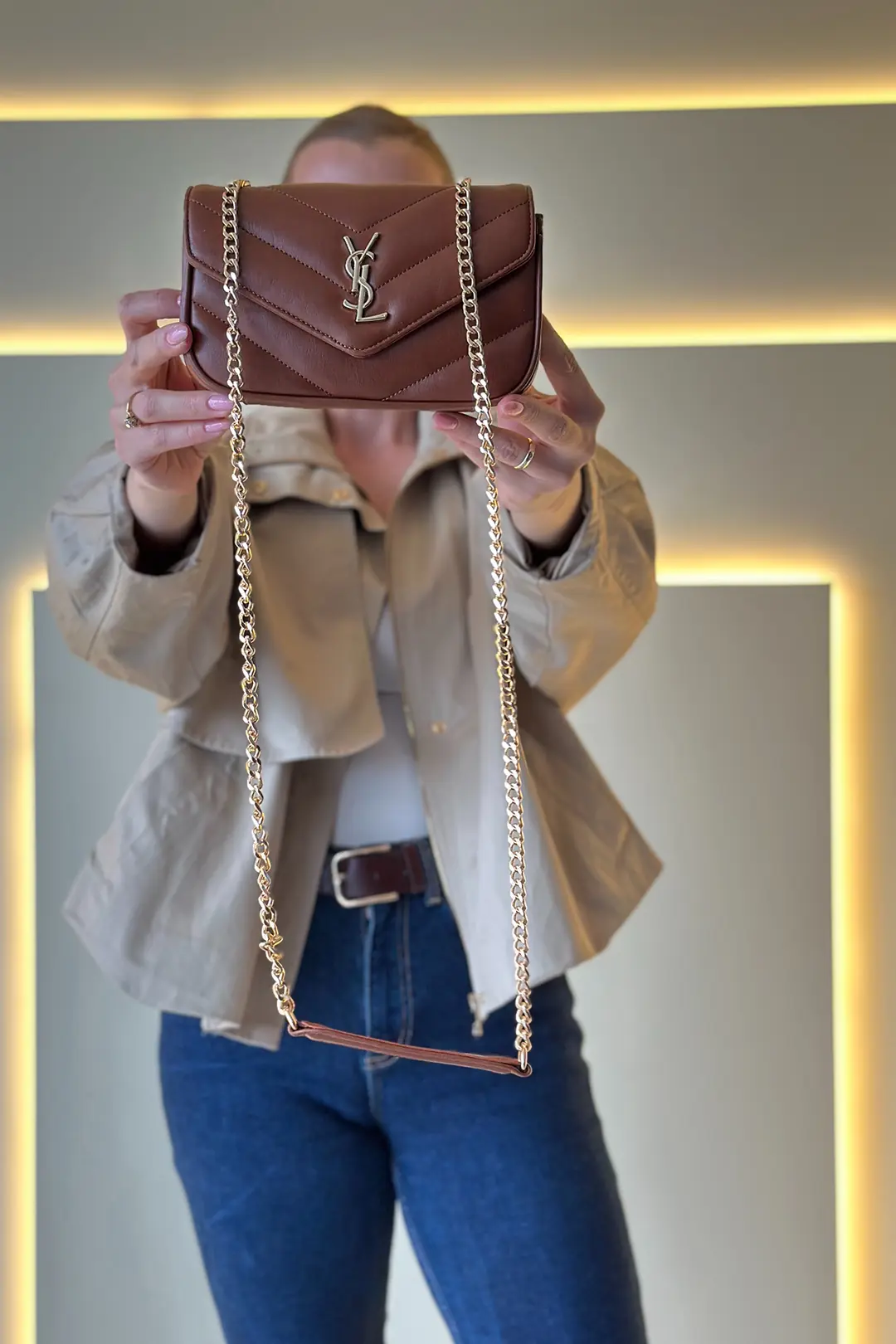 YSL - Mini Lou Taba Çanta