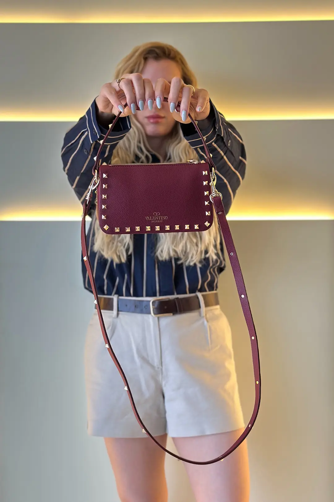 Vltn - Rockstud Bordo
