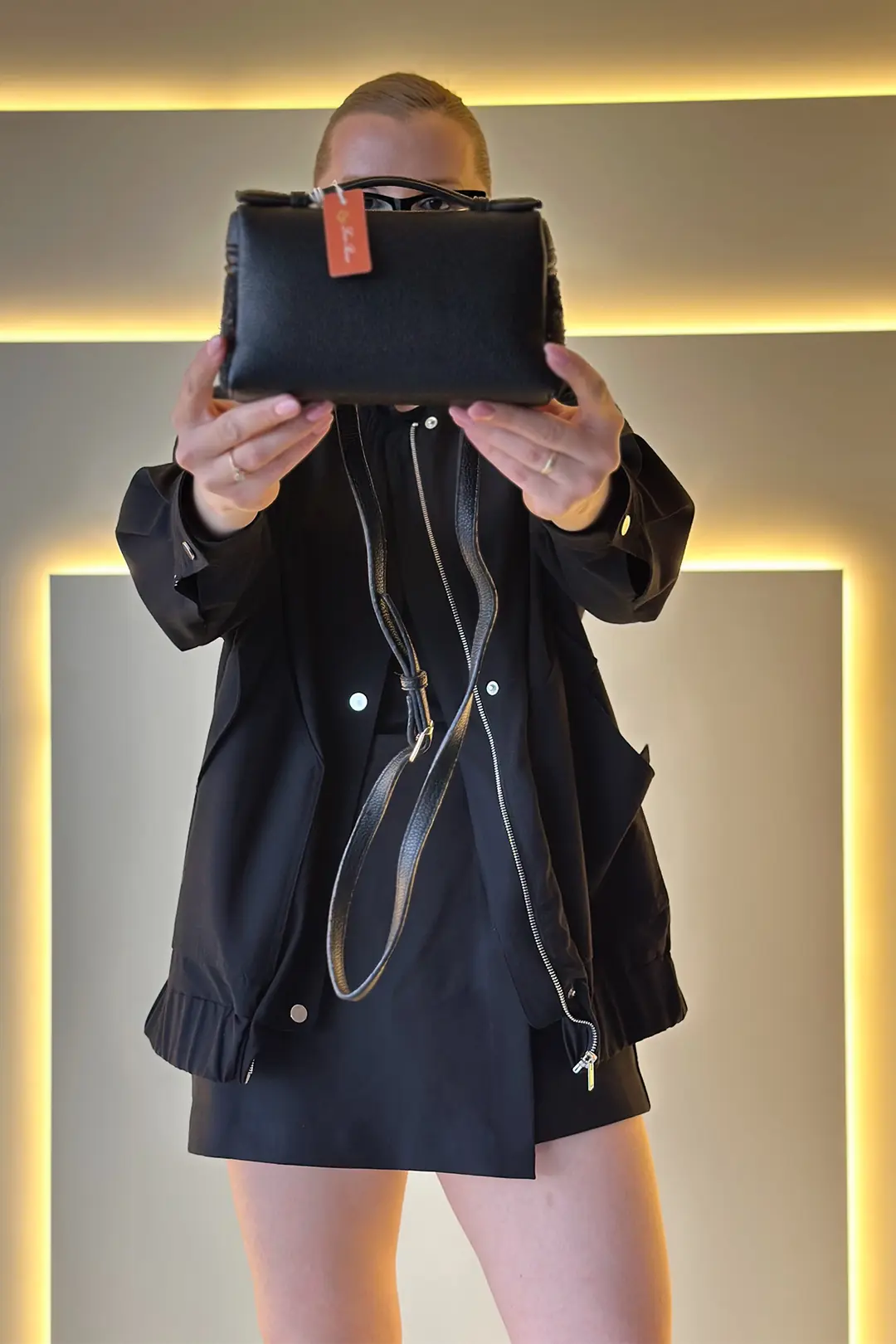 LORO PIANA - Extra Pocket Siyah Çanta