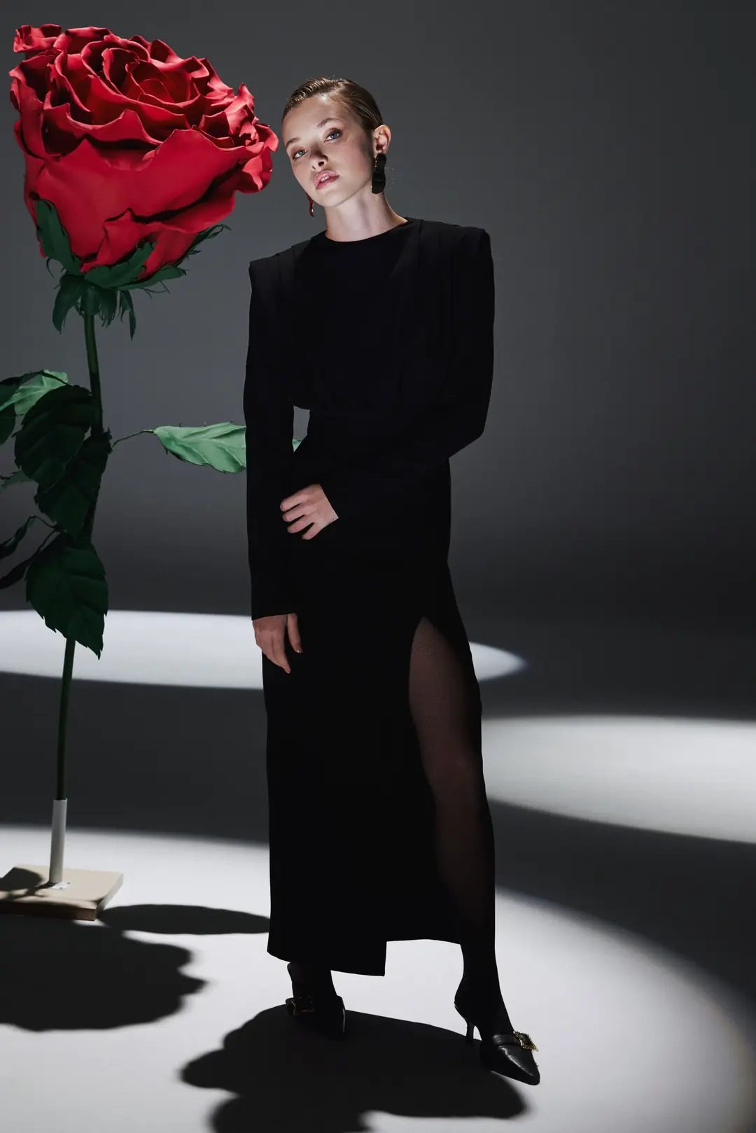 SCARLETT - Black Abiye Elbise