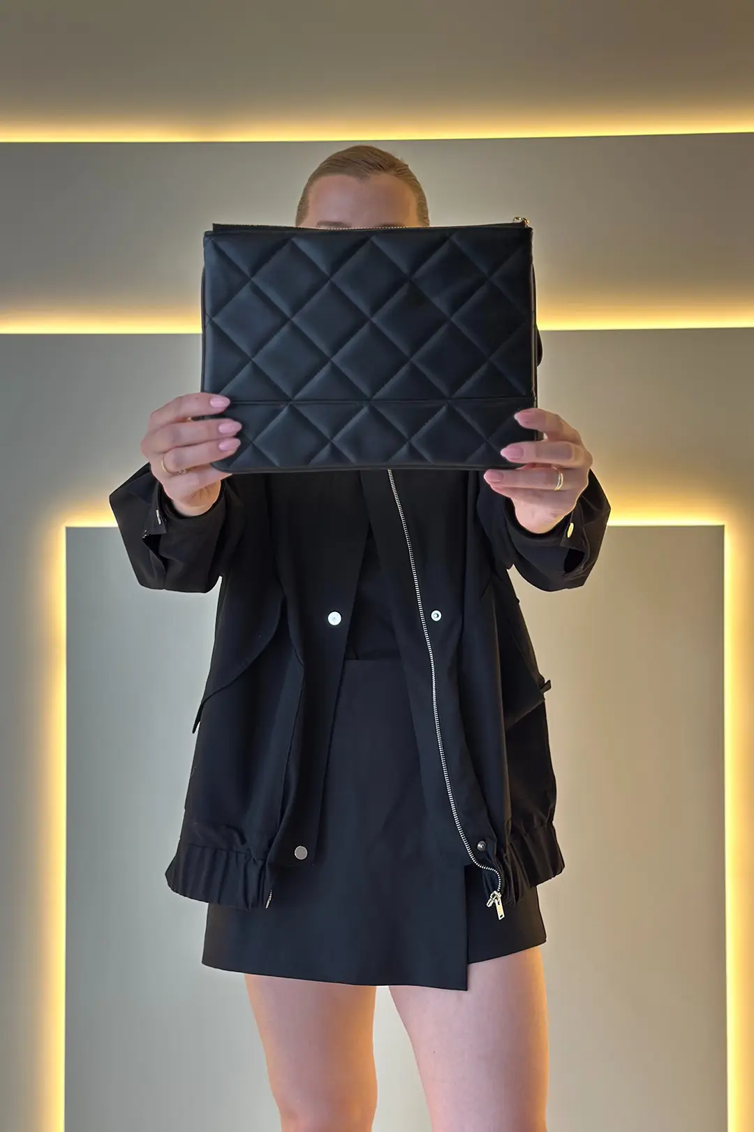 CHNL - Gabrielle Siyah Clutch Çanta