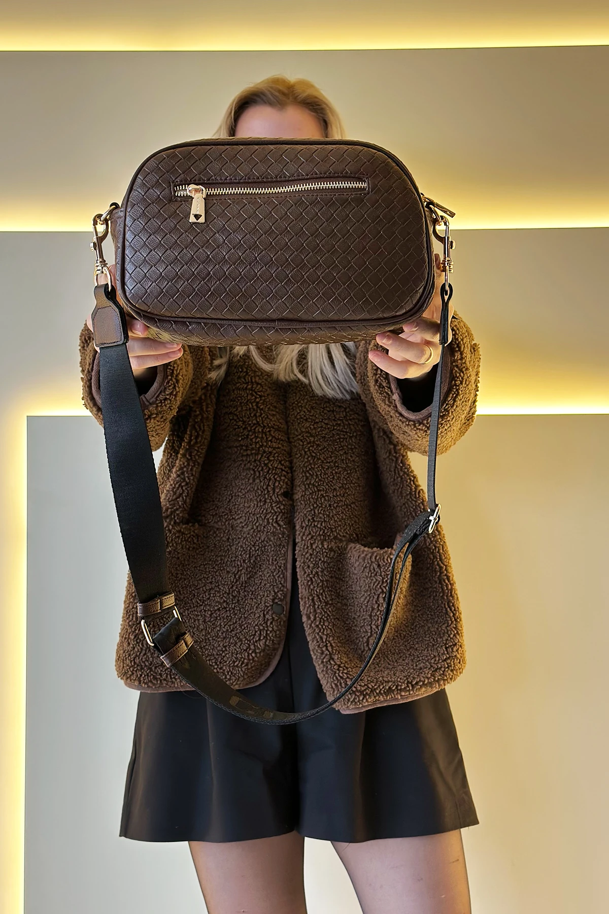 Gss - Newish Sıcak Baskı Acı Kahve Çanta