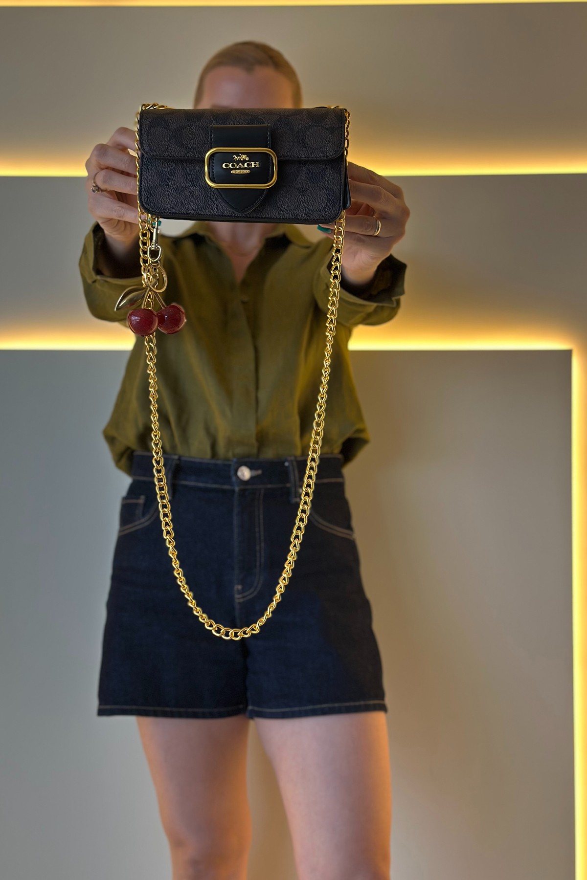 Cch - Bag Anahtarlıklı Siyah Detay