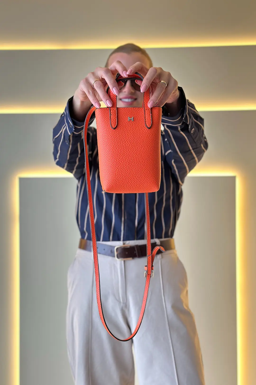 HRMS - Phone Case Turuncu Çanta