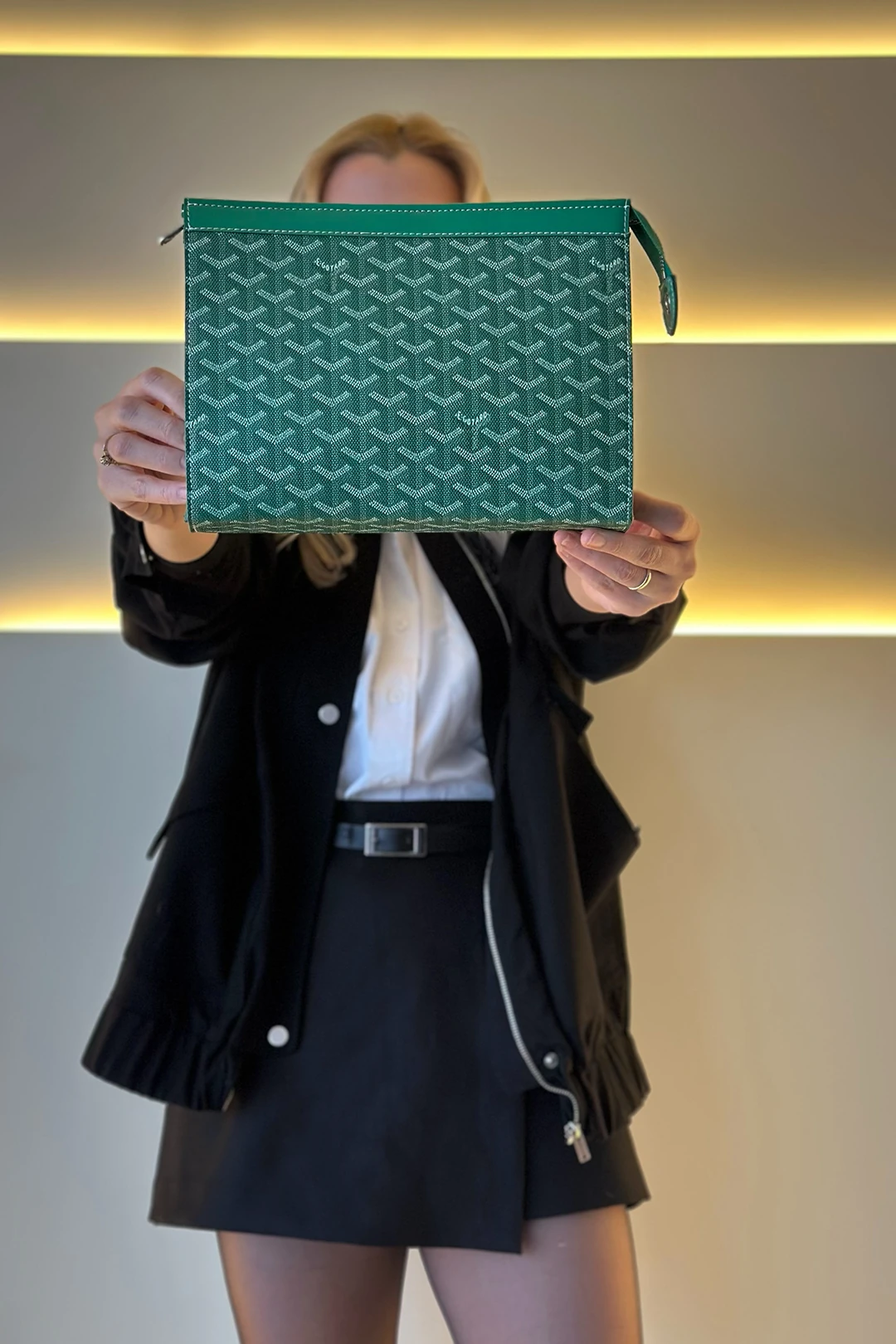 GYRD - Big Clutch Yeşil Çanta